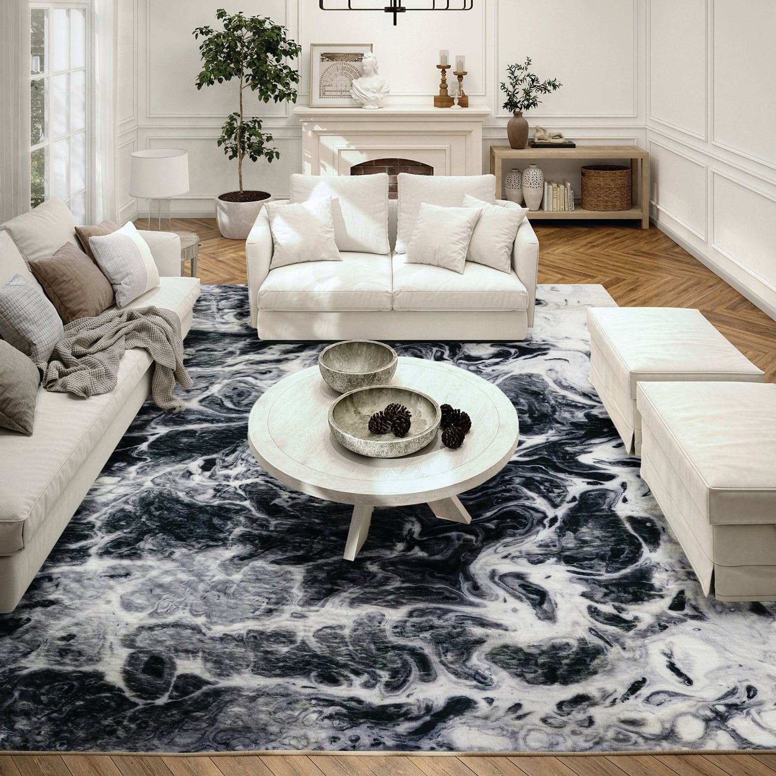 Kikiamo KK14 Marble Rug - Baconco