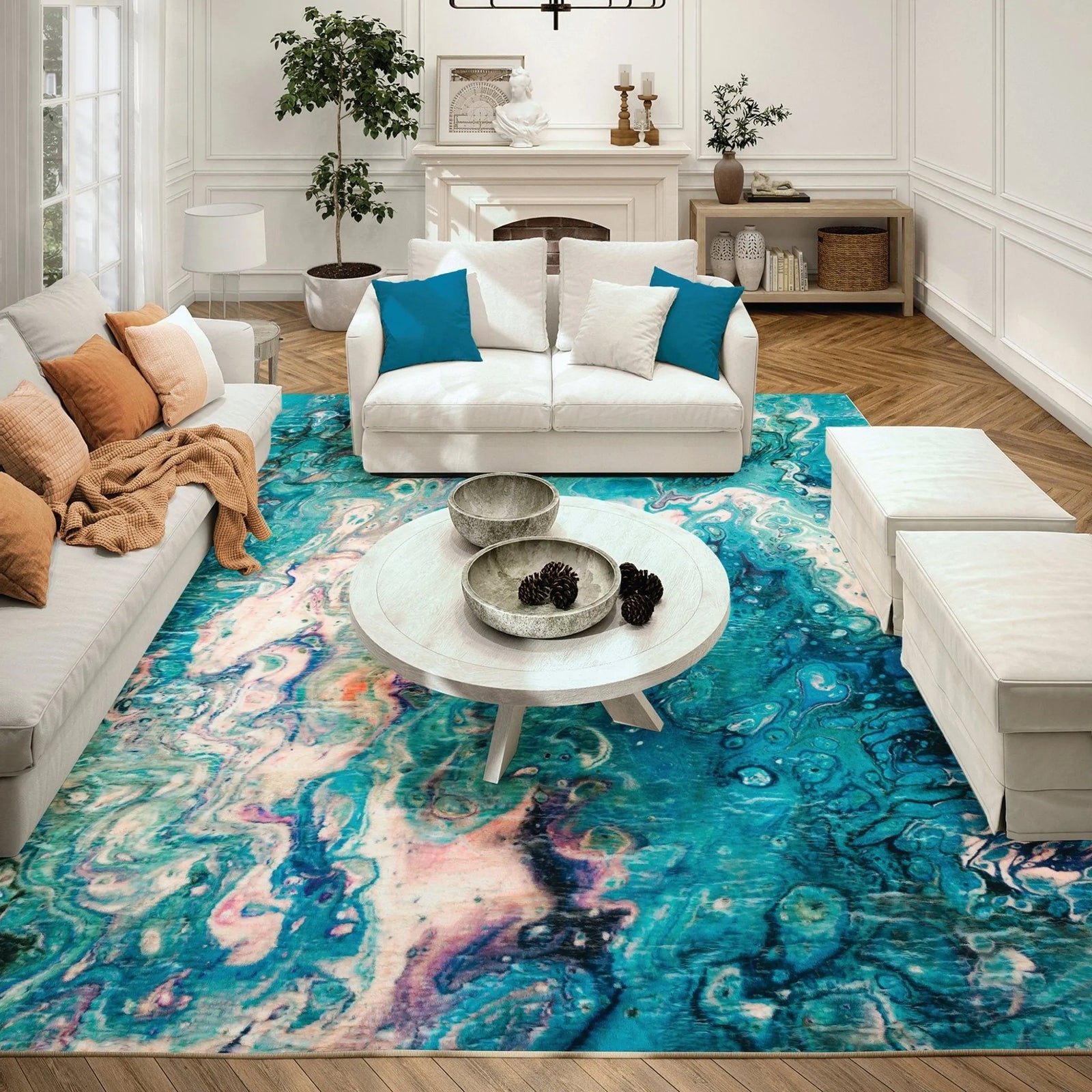 Kikiamo KK4 Lagoon Rug - Baconco