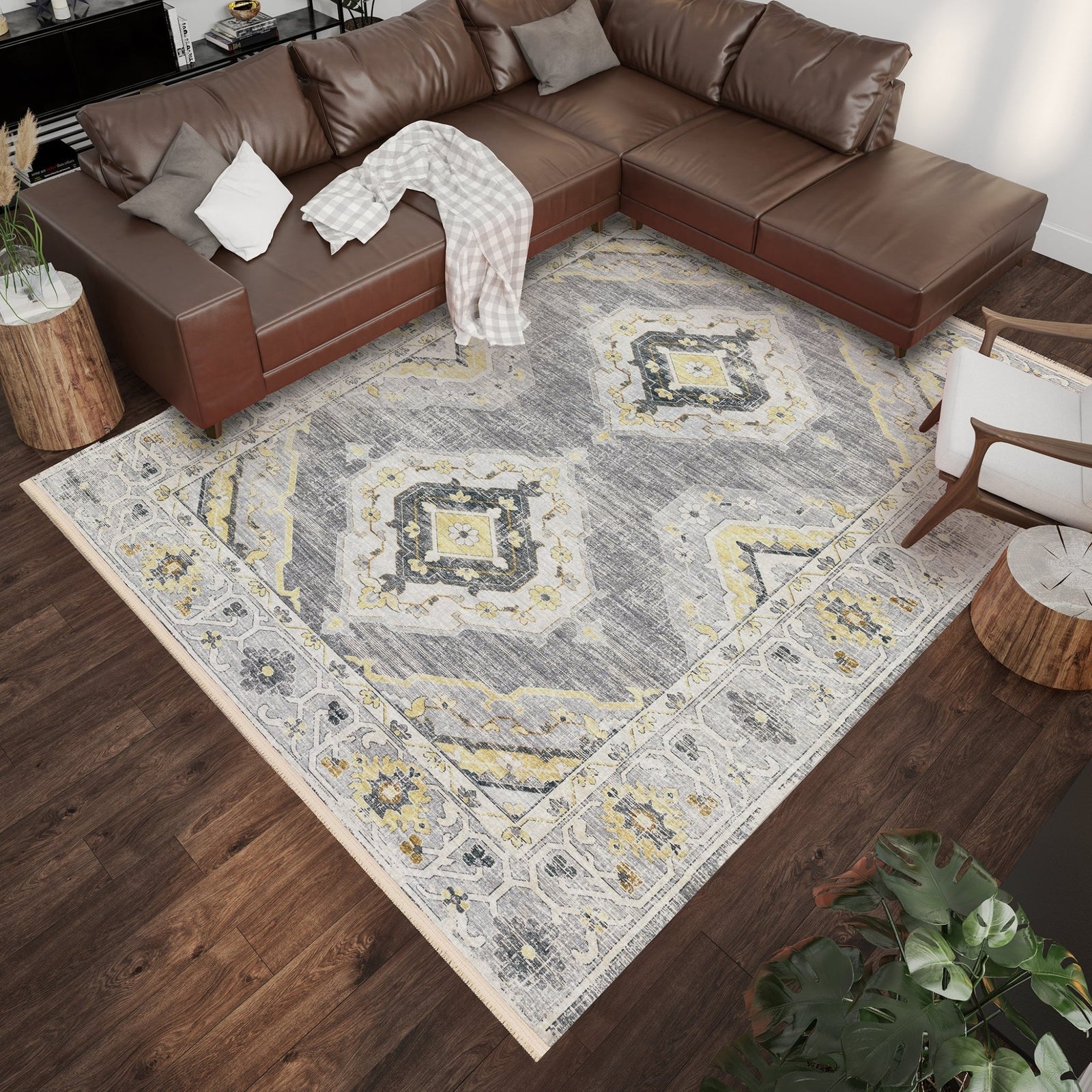 Marbella MB1 Grey Rug - Baconco