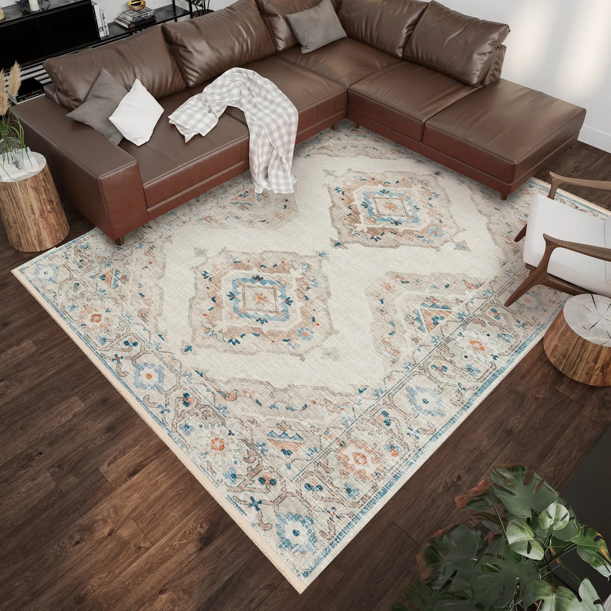 Marbella MB1 Ivory Rug - Baconco