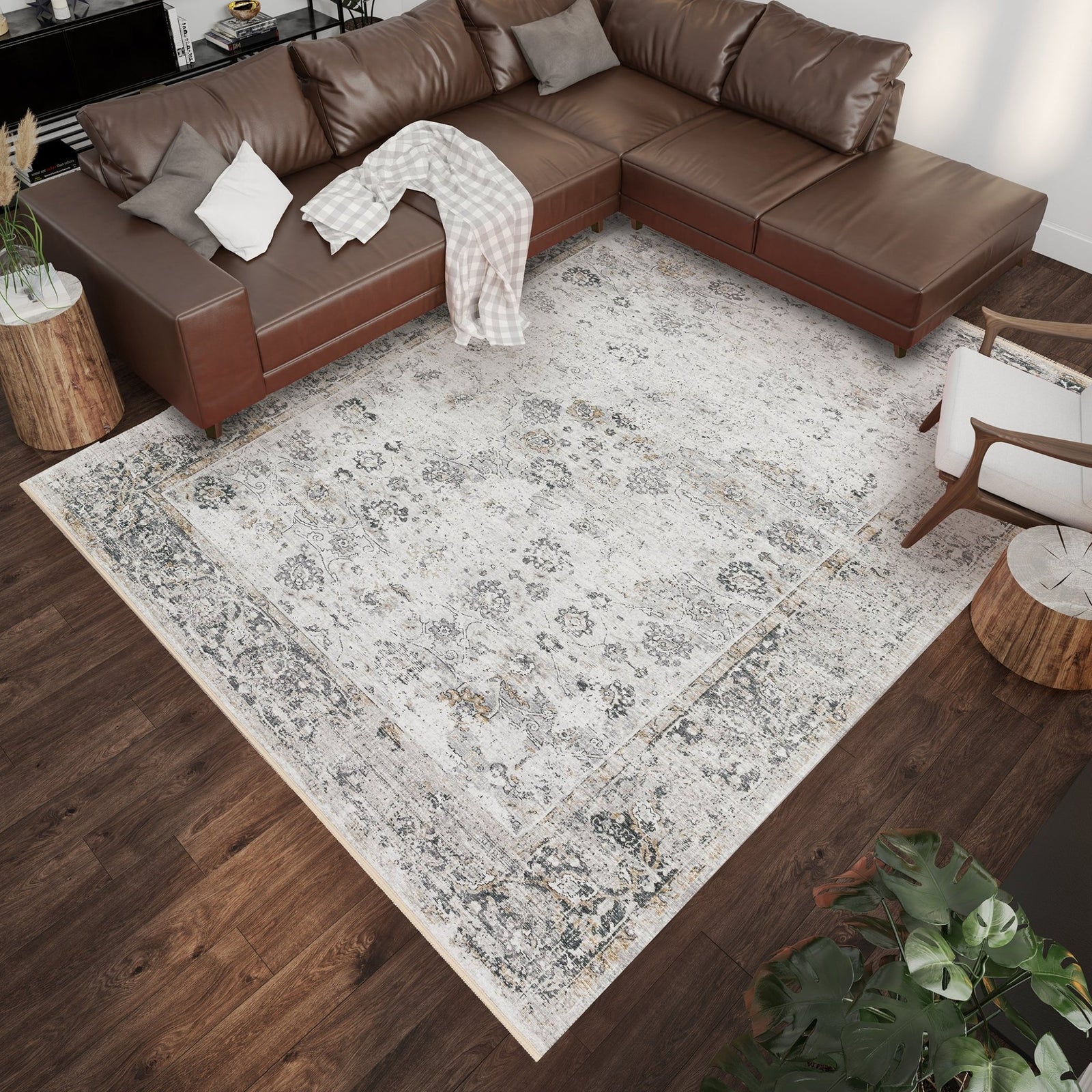 Marbella MB2 Linen Rug - Baconco