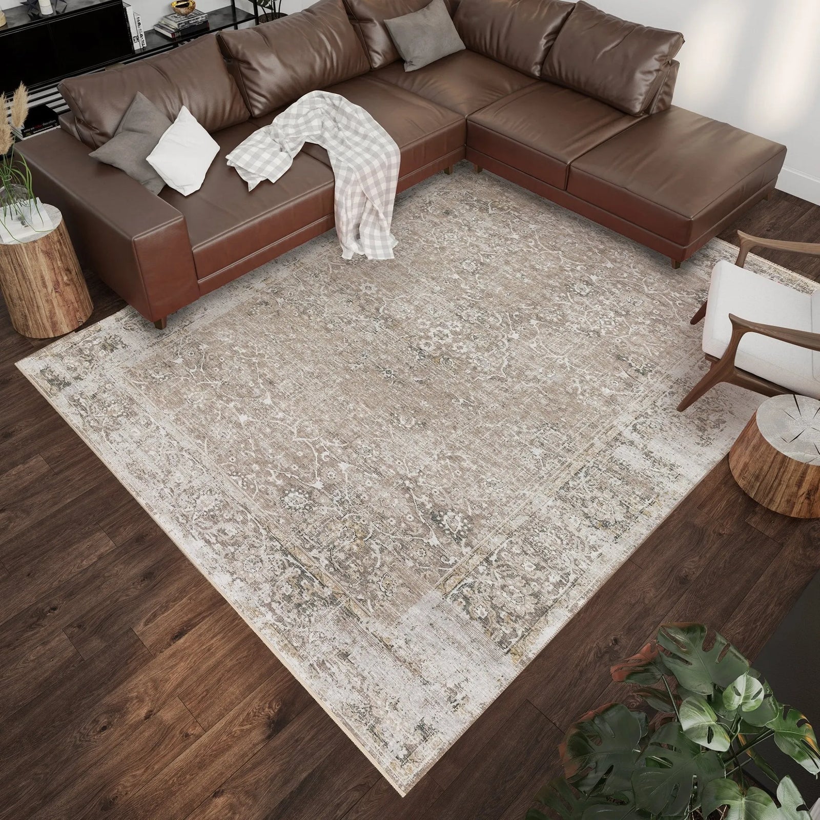 Marbella MB2 Taupe Rug - Baconco