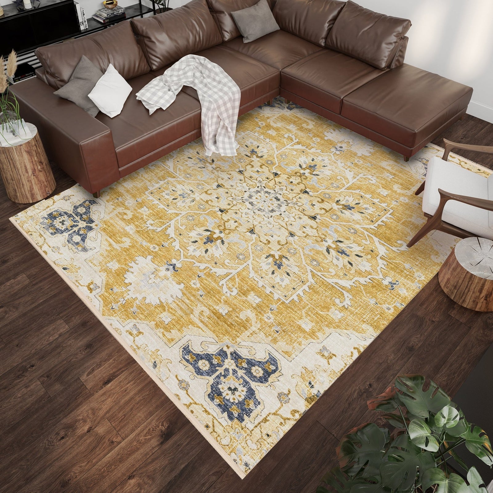 Marbella MB3 Gold Rug - Baconco