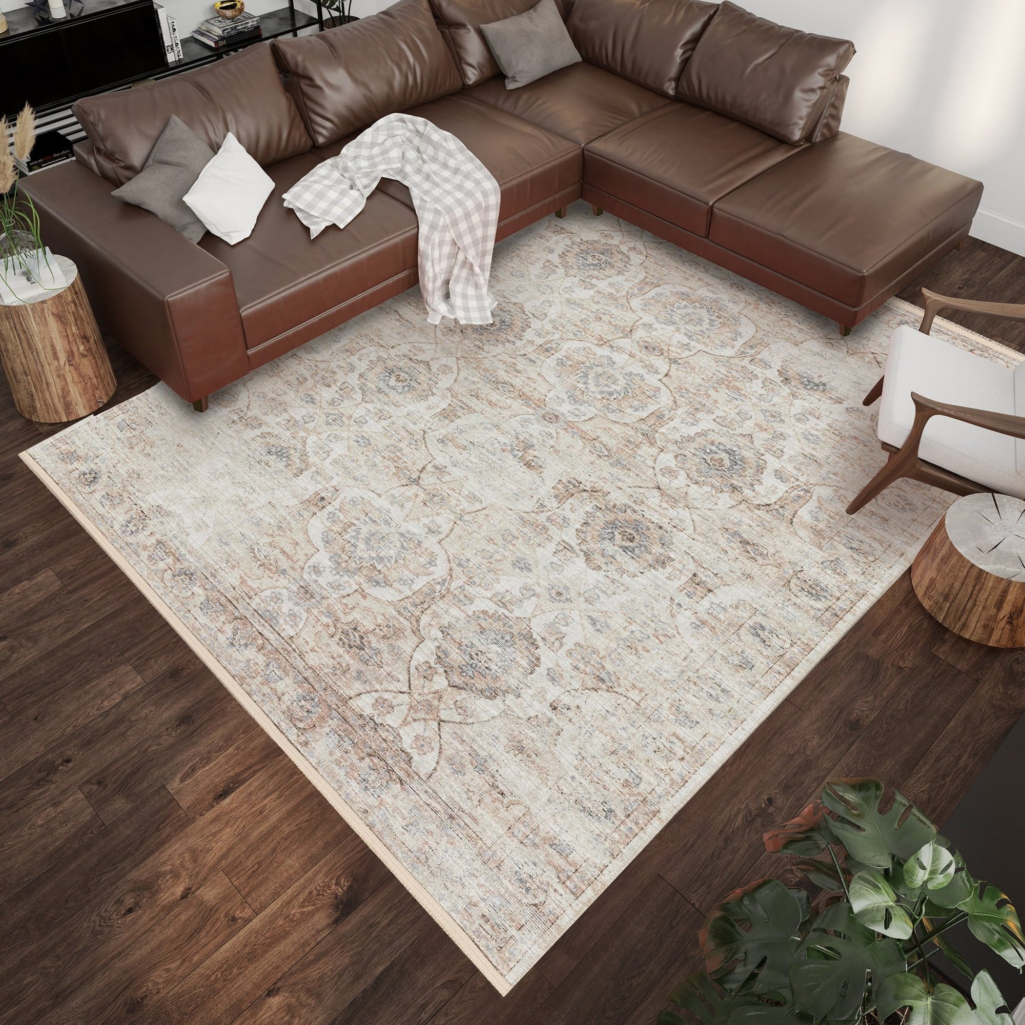 Marbella MB5 Ivory Rug - Baconco