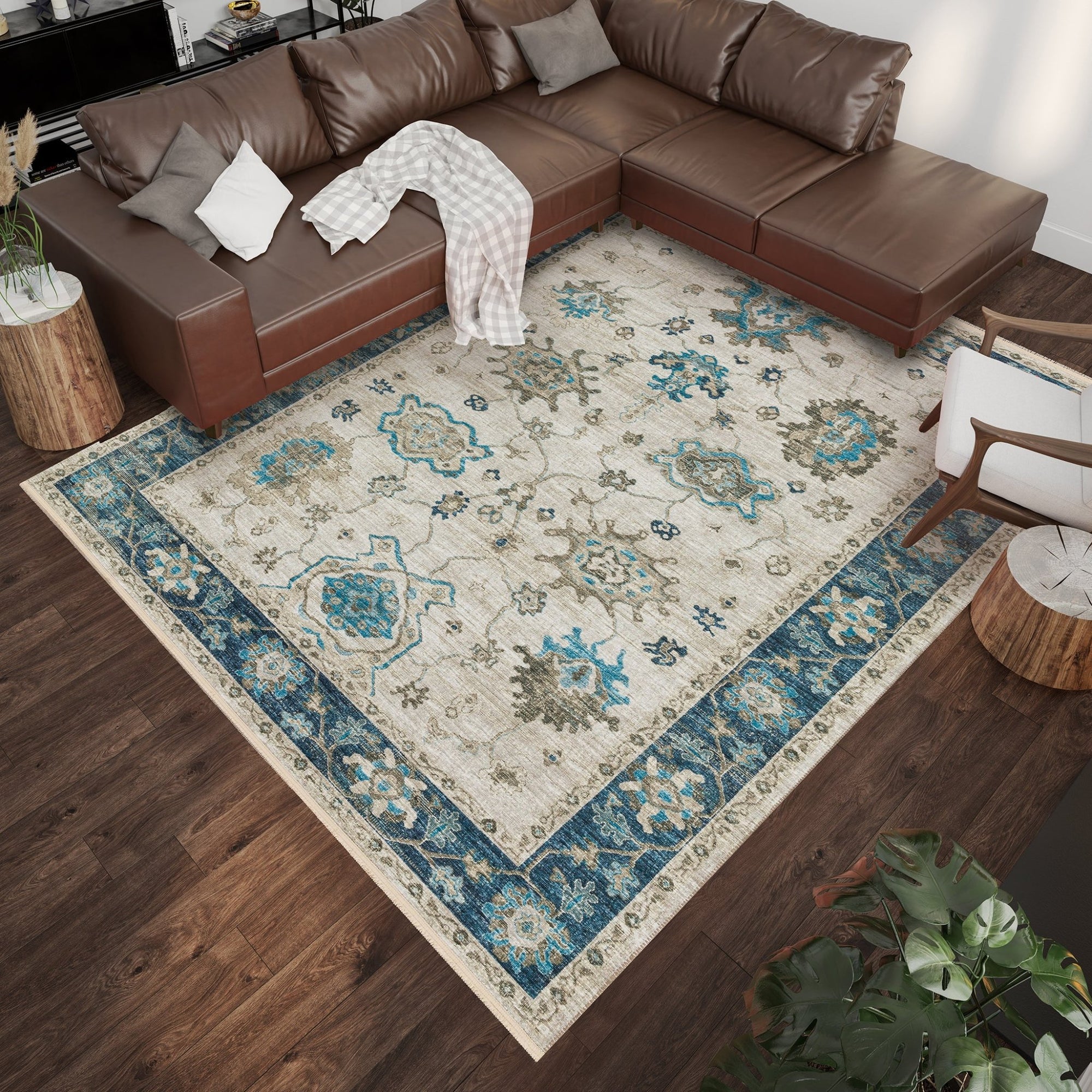 Marbella MB6 Flax Rug - Baconco