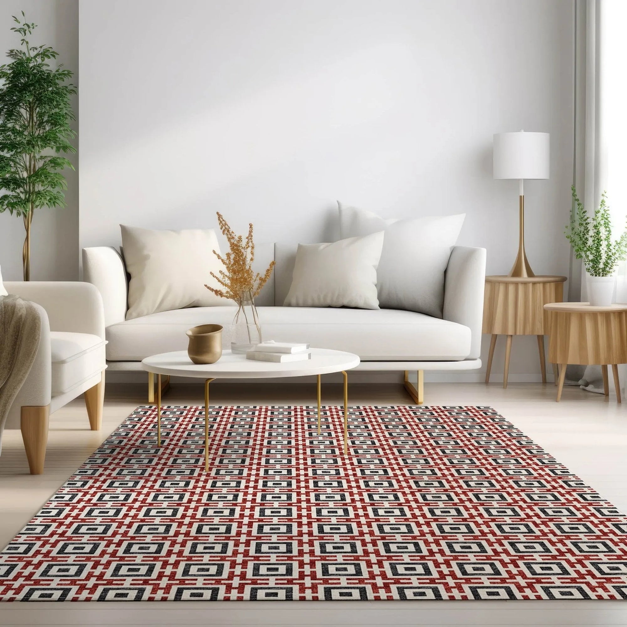 Marlo MO1 Red Rug - Baconco