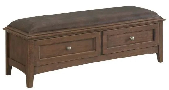 McKenzie 2 Drawer JAV Bench - Baconco