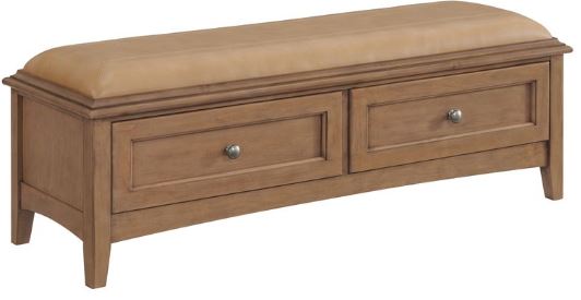 McKenzie 2 Drawer PEC Bench - Baconco