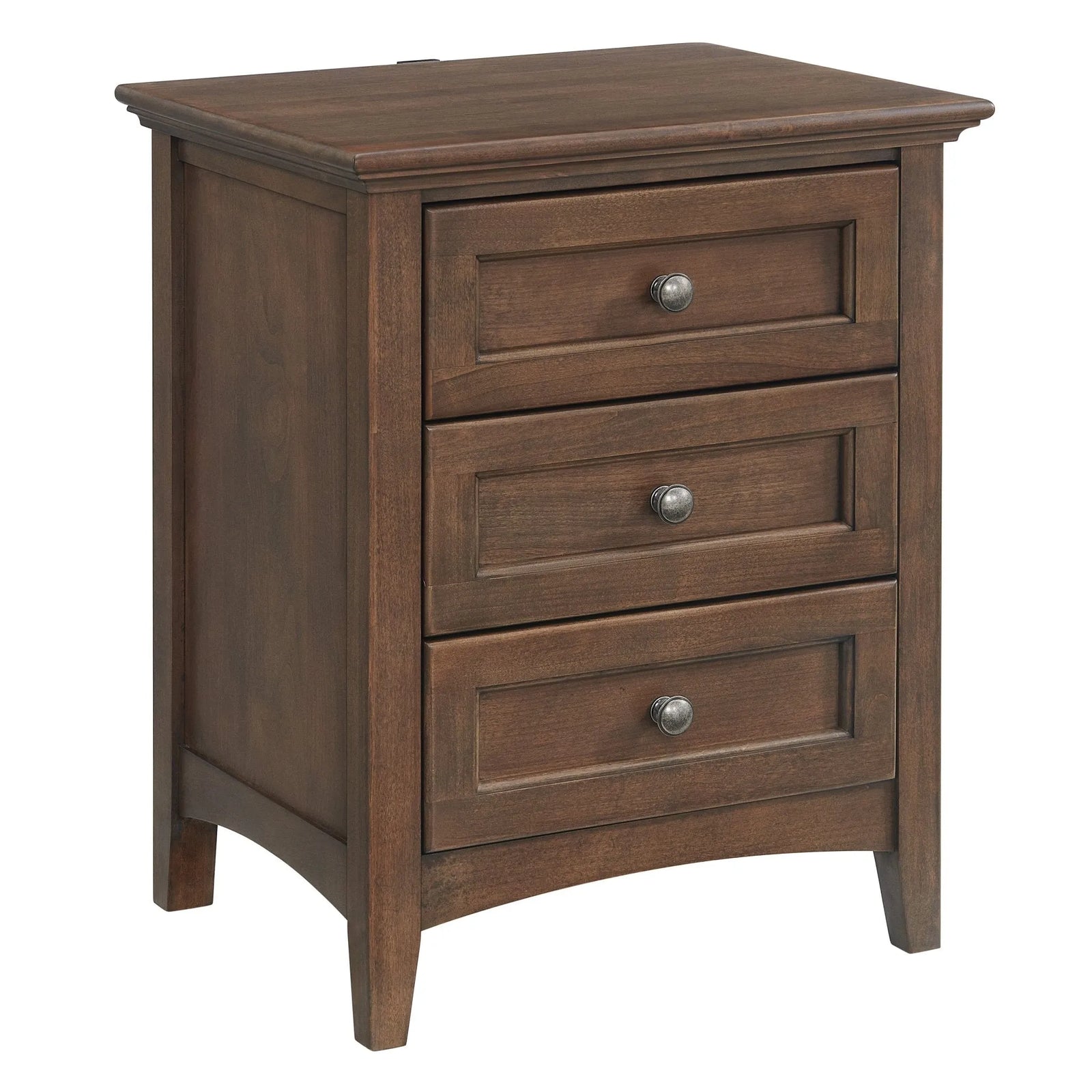 McKenzie 3 Drawer JAV Nightstand - Baconco