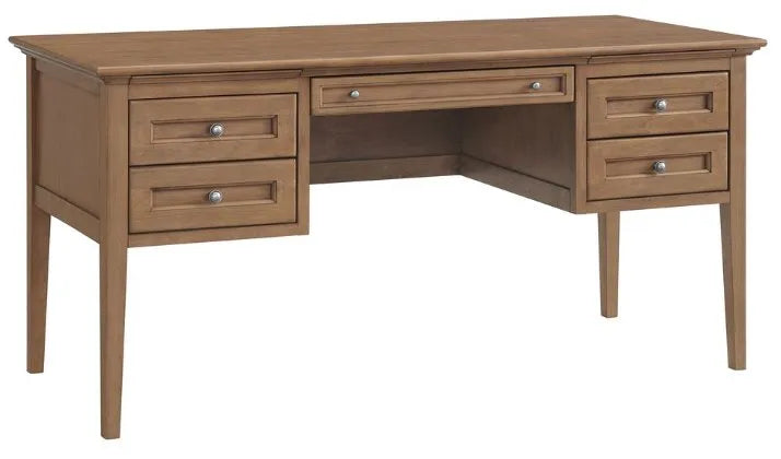 McKenzie 4 Drawer PEC Desk - Baconco