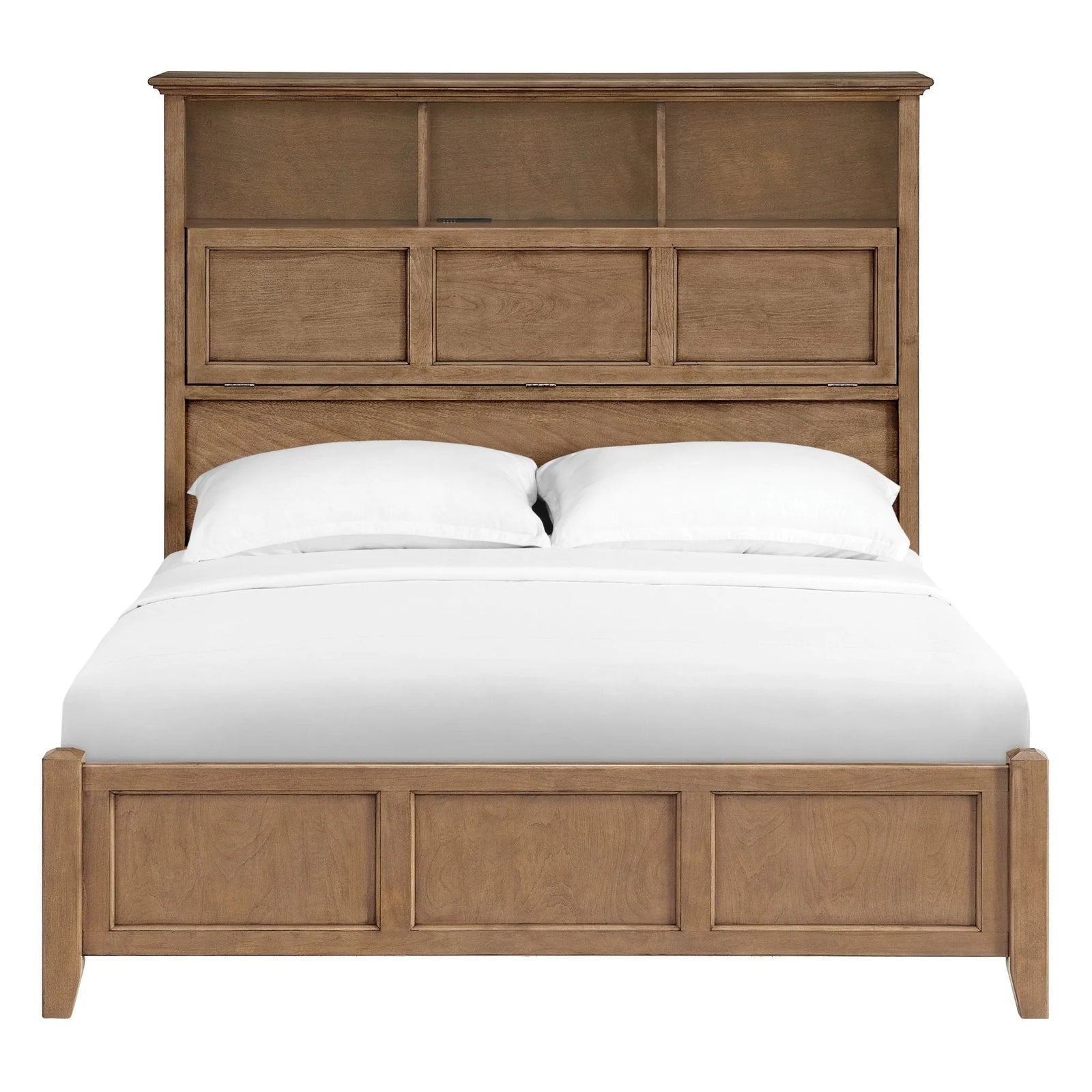 McKenzie Classic Bookcase PEC Storage Bed - Baconco