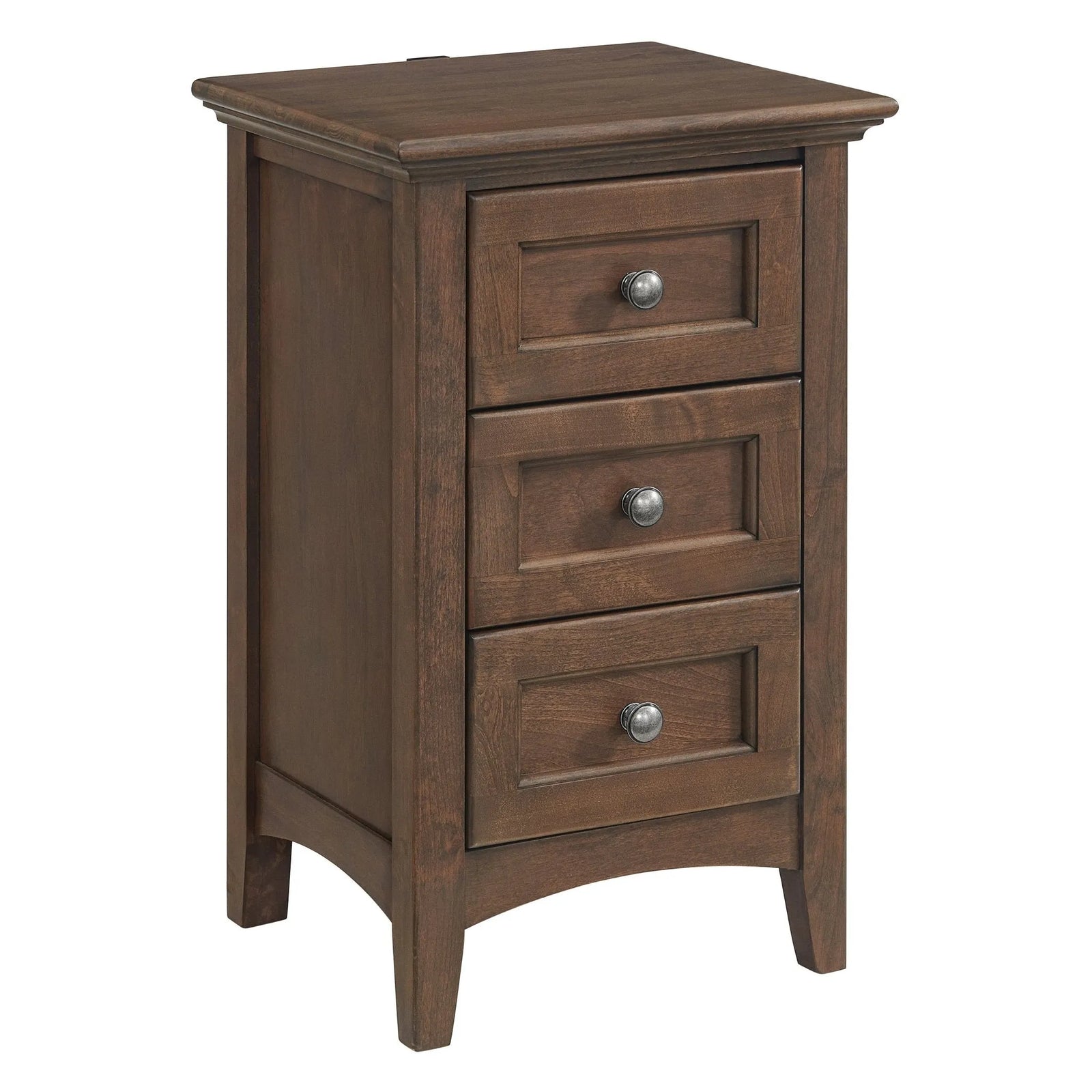 McKenzie Small 3 Drawer JAV Nightstand - Baconco