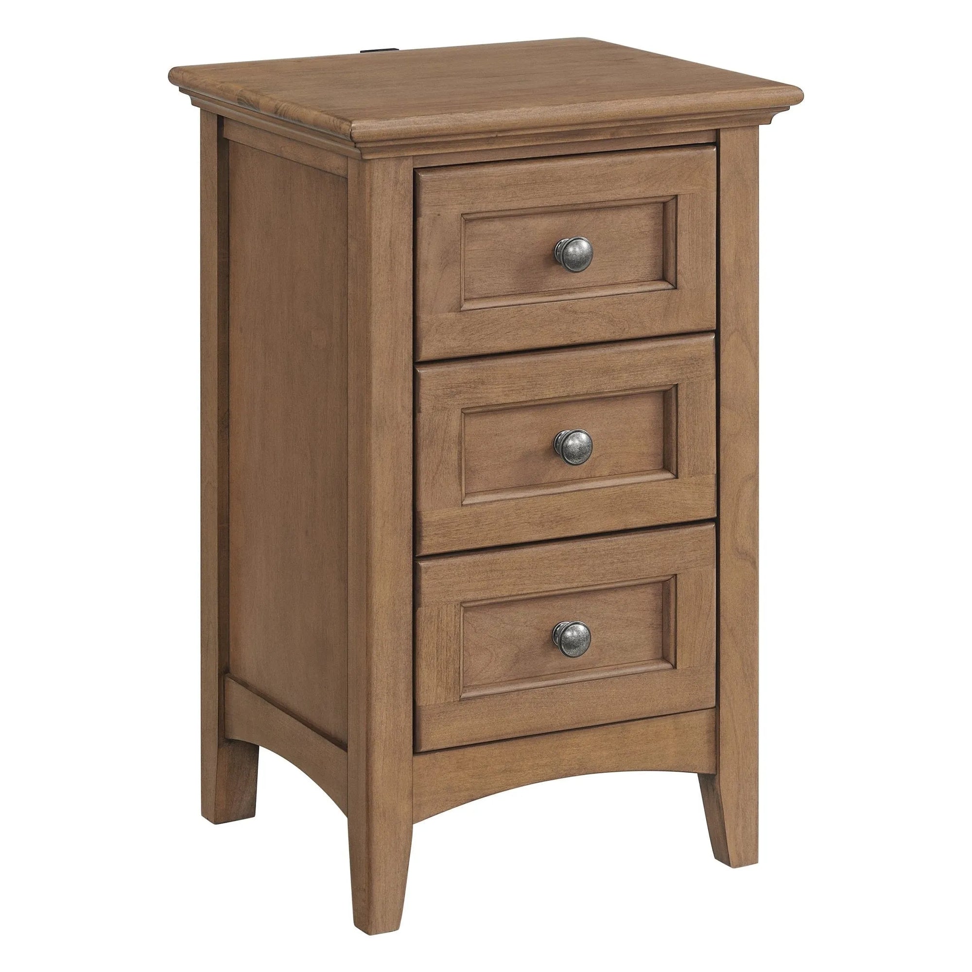 McKenzie Small 3 Drawer PEC Nightstand - Baconco