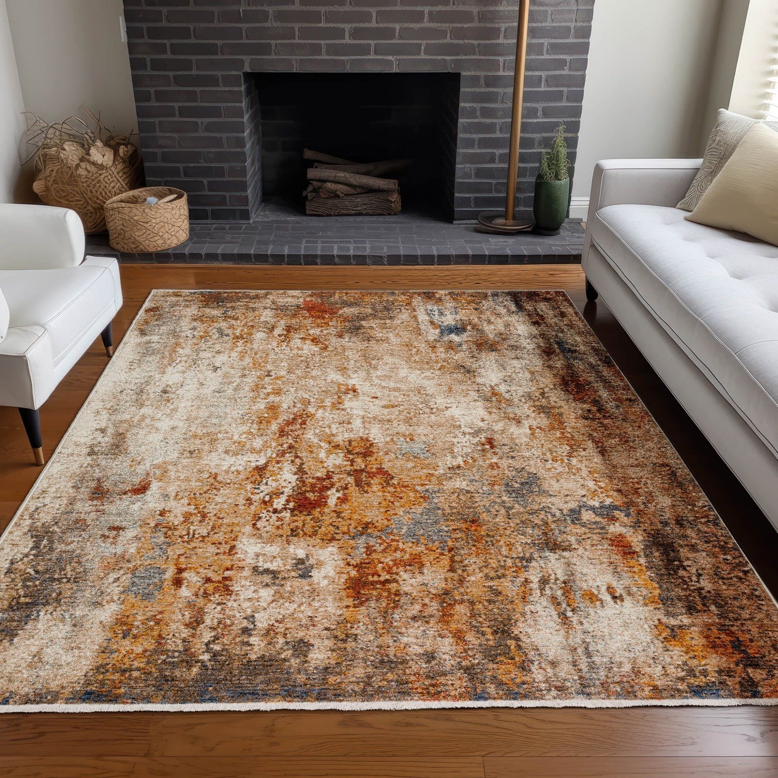 Neola NA1 Beige Rug - Baconco