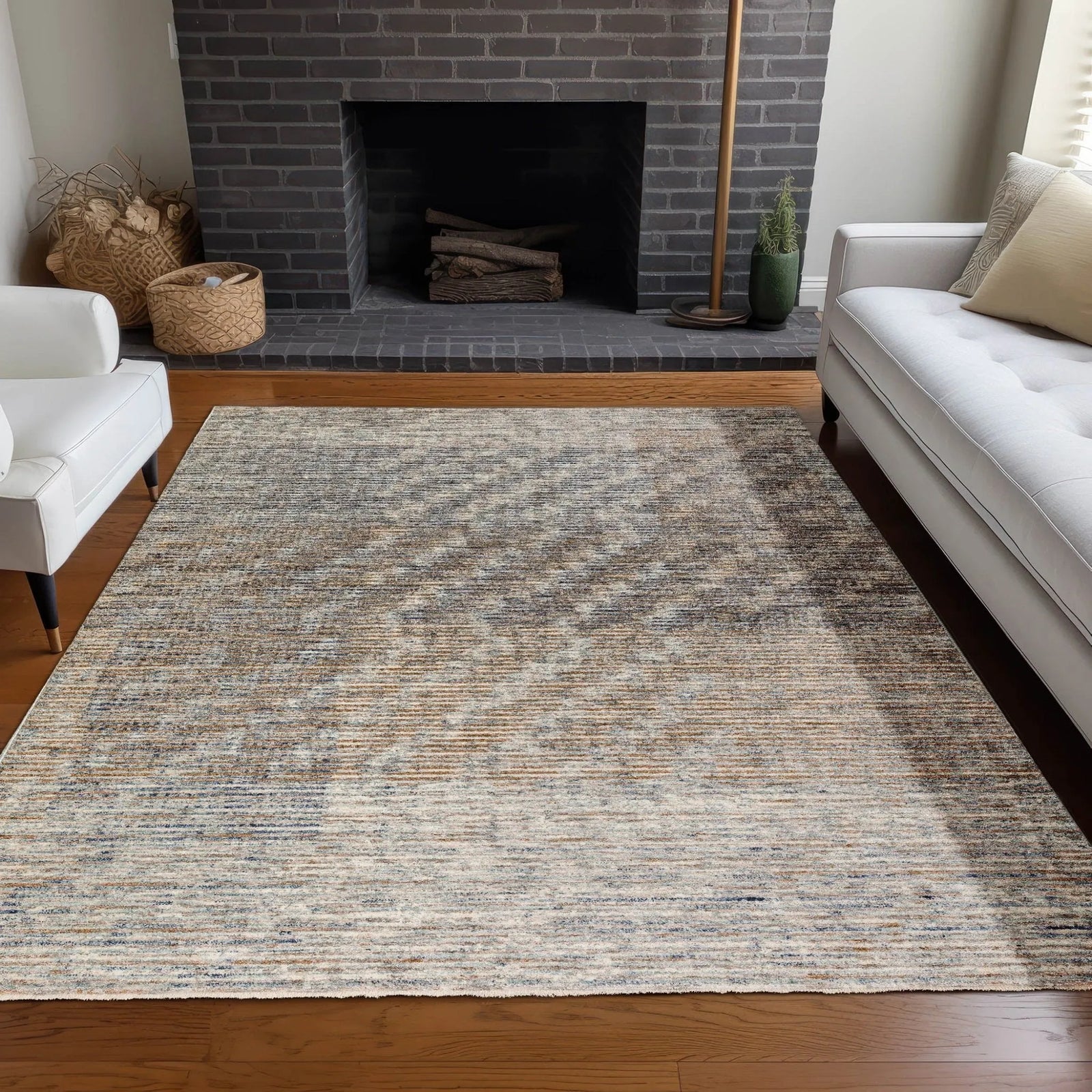 Neola NA10 Grey Rug - Baconco