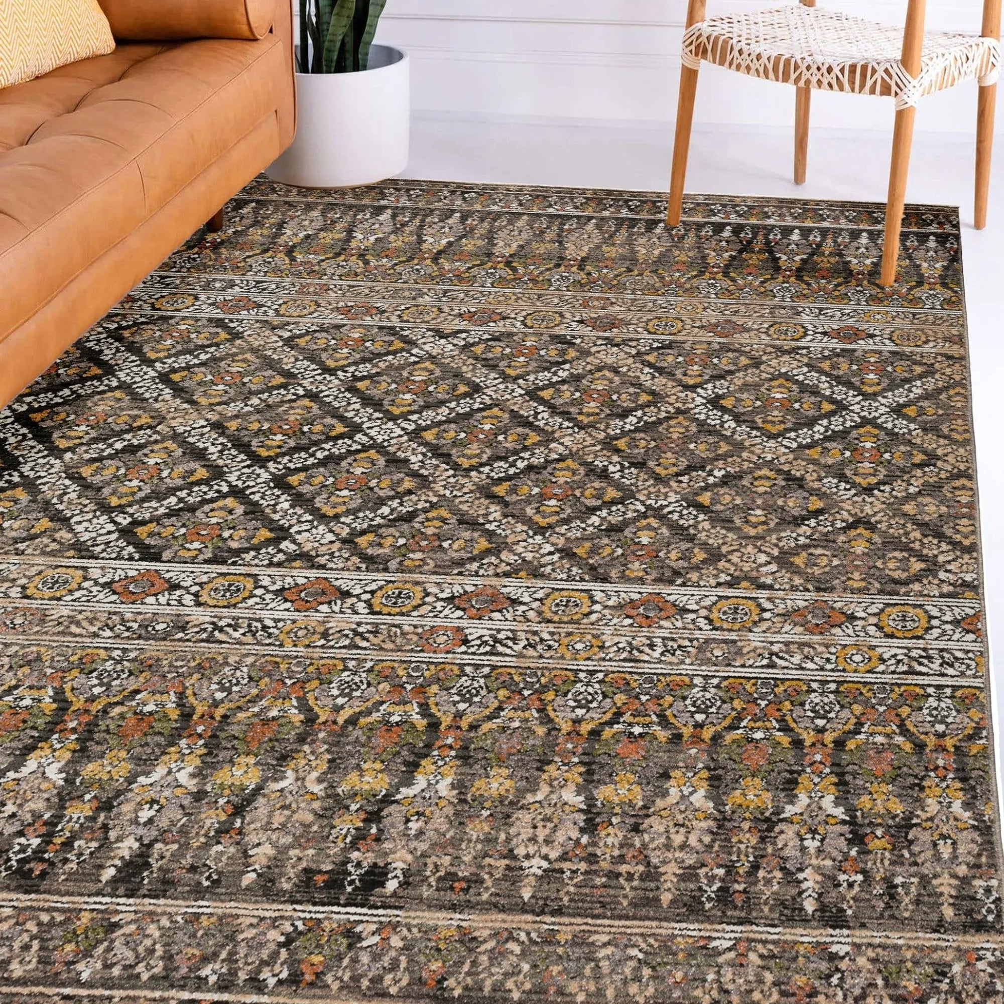 Odessa OD4 Charcoal Rug - Baconco