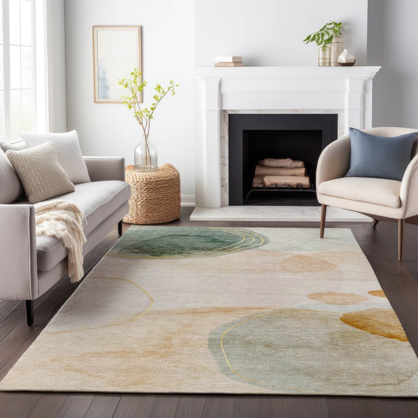 Odyssey OY16 Beige Rug - Baconco