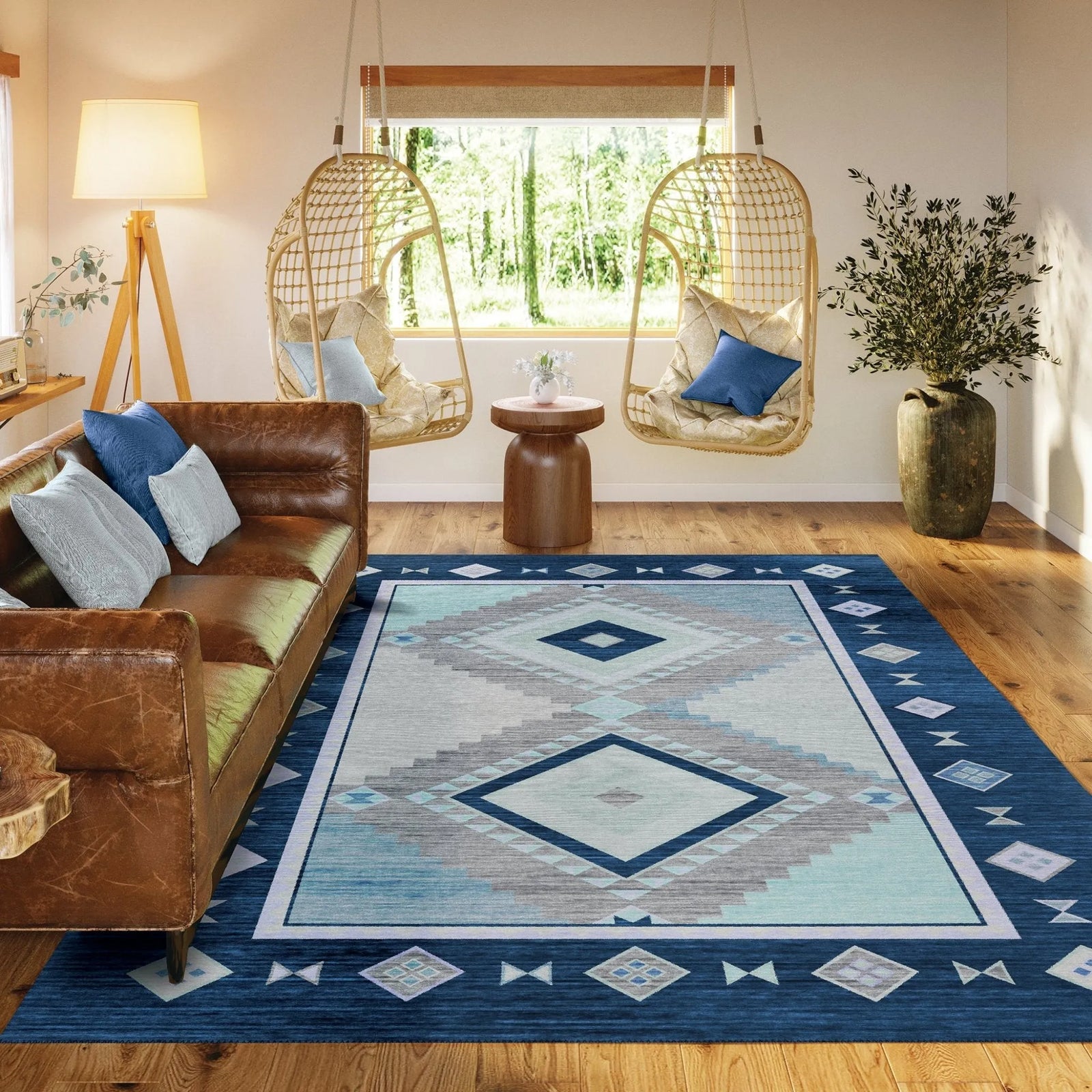 Phoenix PH2 Denim Rug - Baconco