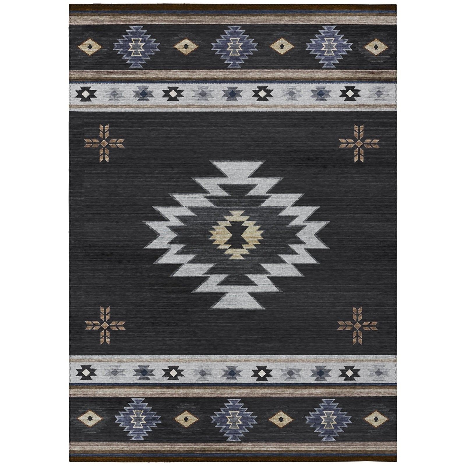 Phoenix PH4 Black Rug - Baconco