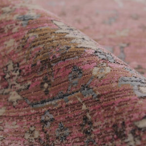 Zefira ZFA07 Pink/Grey Rug