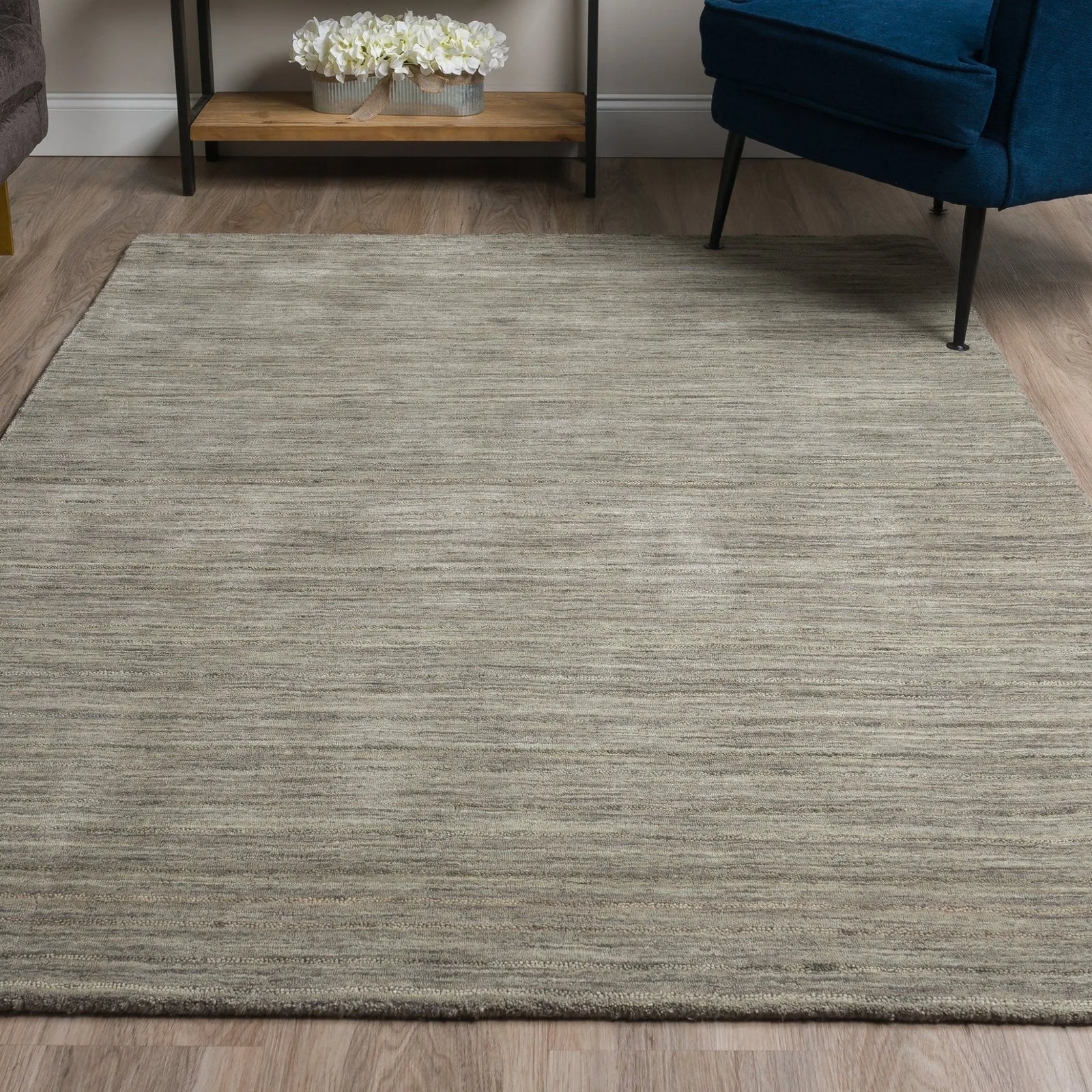 Rafia RF100 Charcoal Rug - Baconco