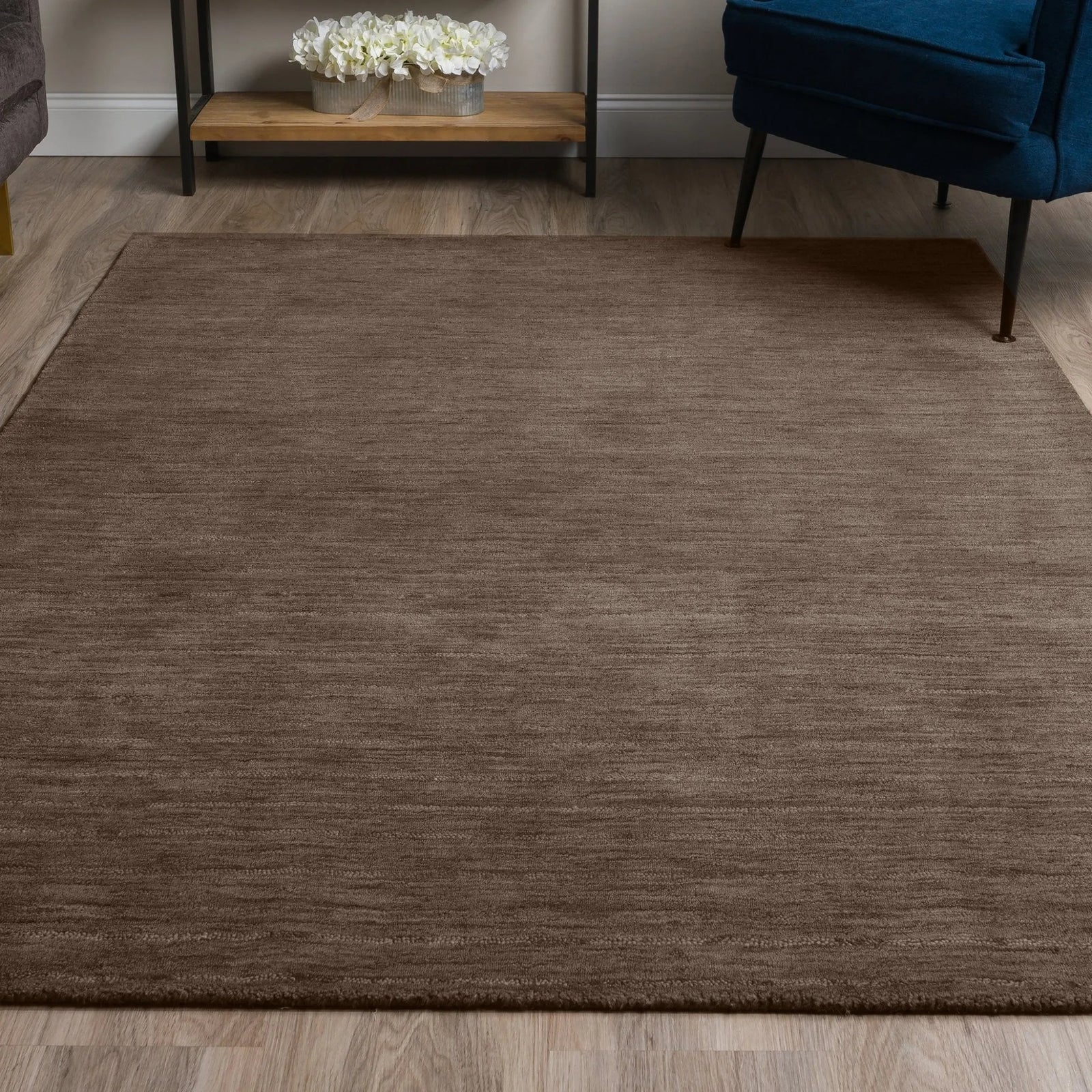 Rafia RF100 Chocolate Rug - Baconco