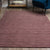 Rafia RF100 Plum Rug - Baconco