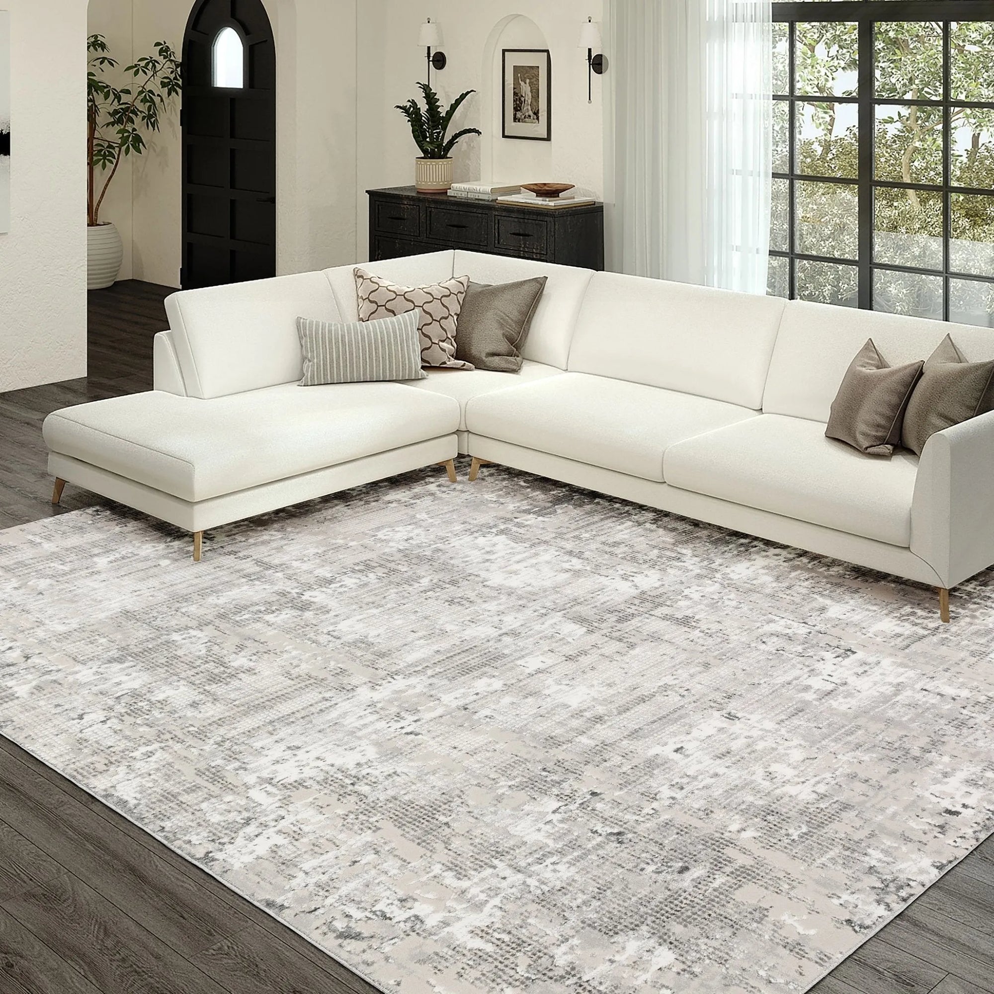 Rhodes RR3 Silver Rug - Baconco