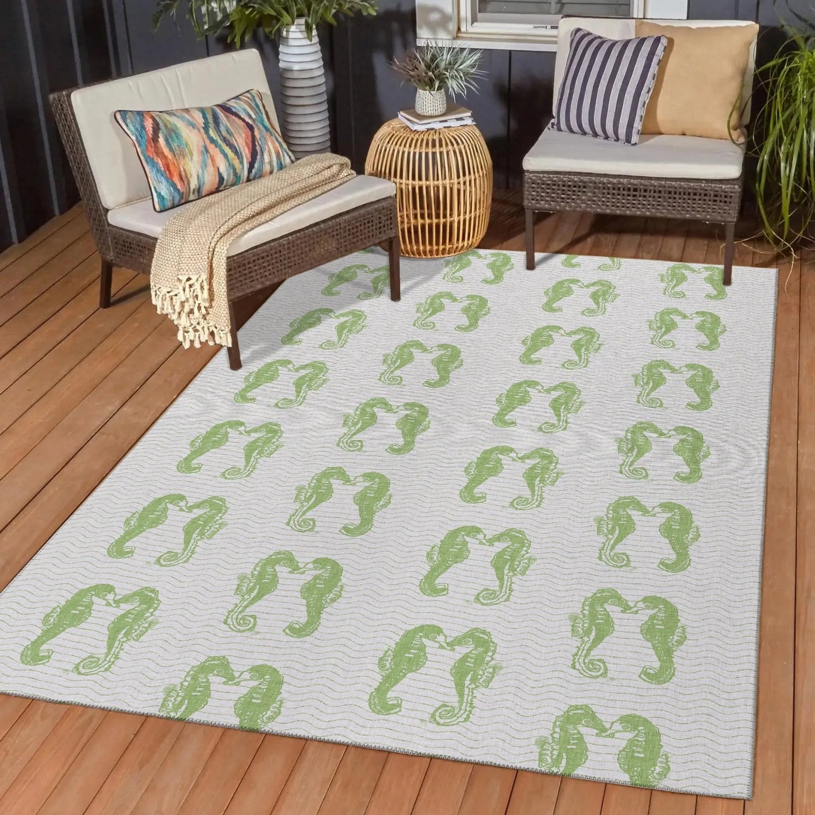 Seabreeze SZ15 Lime-In Rug - Baconco