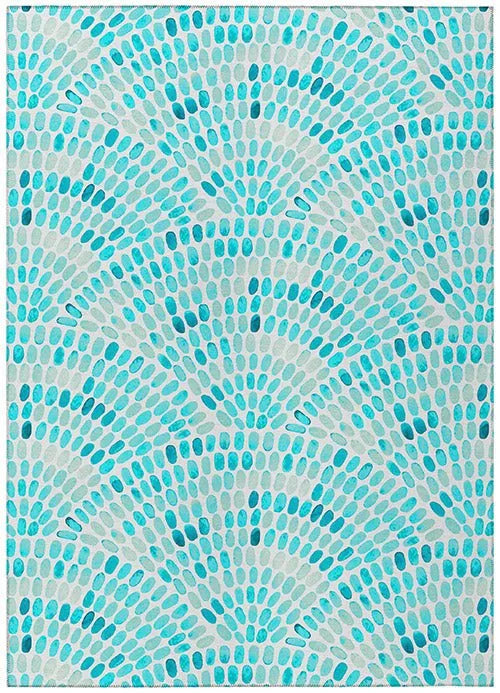 Seabreeze SZ7 Teal Rug - Baconco