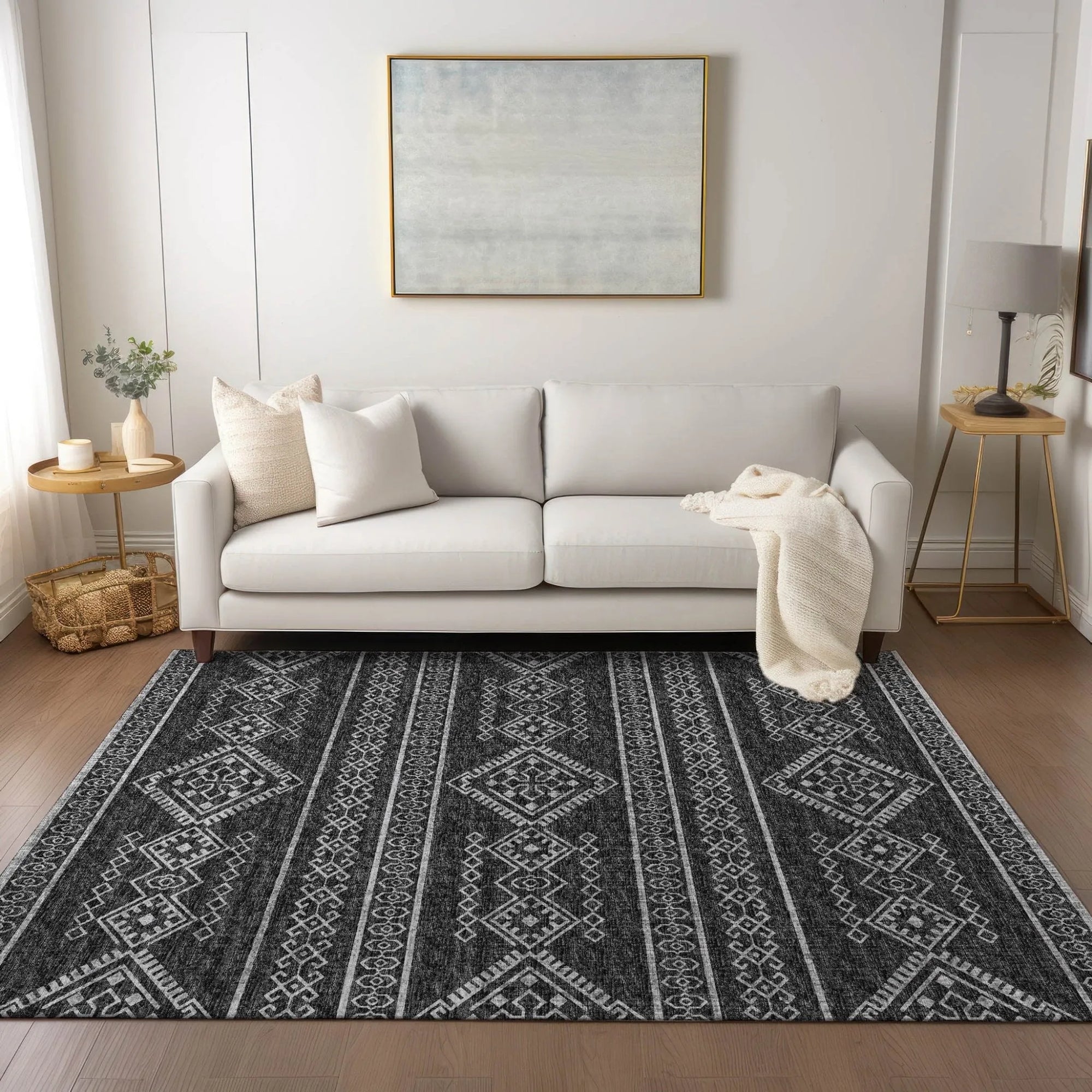 Sedona SN14 Midnight Rug - Baconco