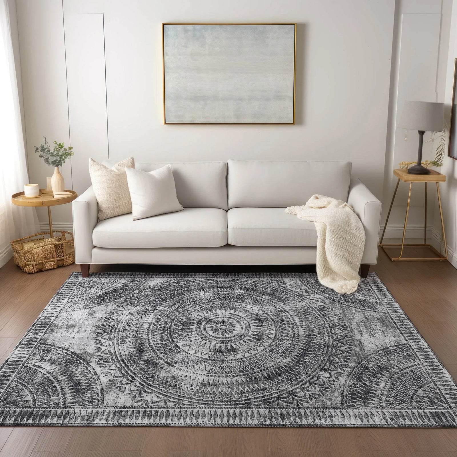 Sedona SN7 Pewter Rug - Baconco