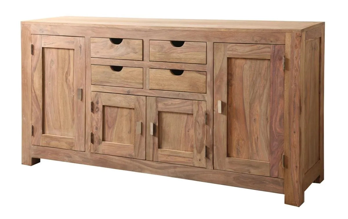 Sheesham 4Dwr 4Dr Sideboard - Baconco