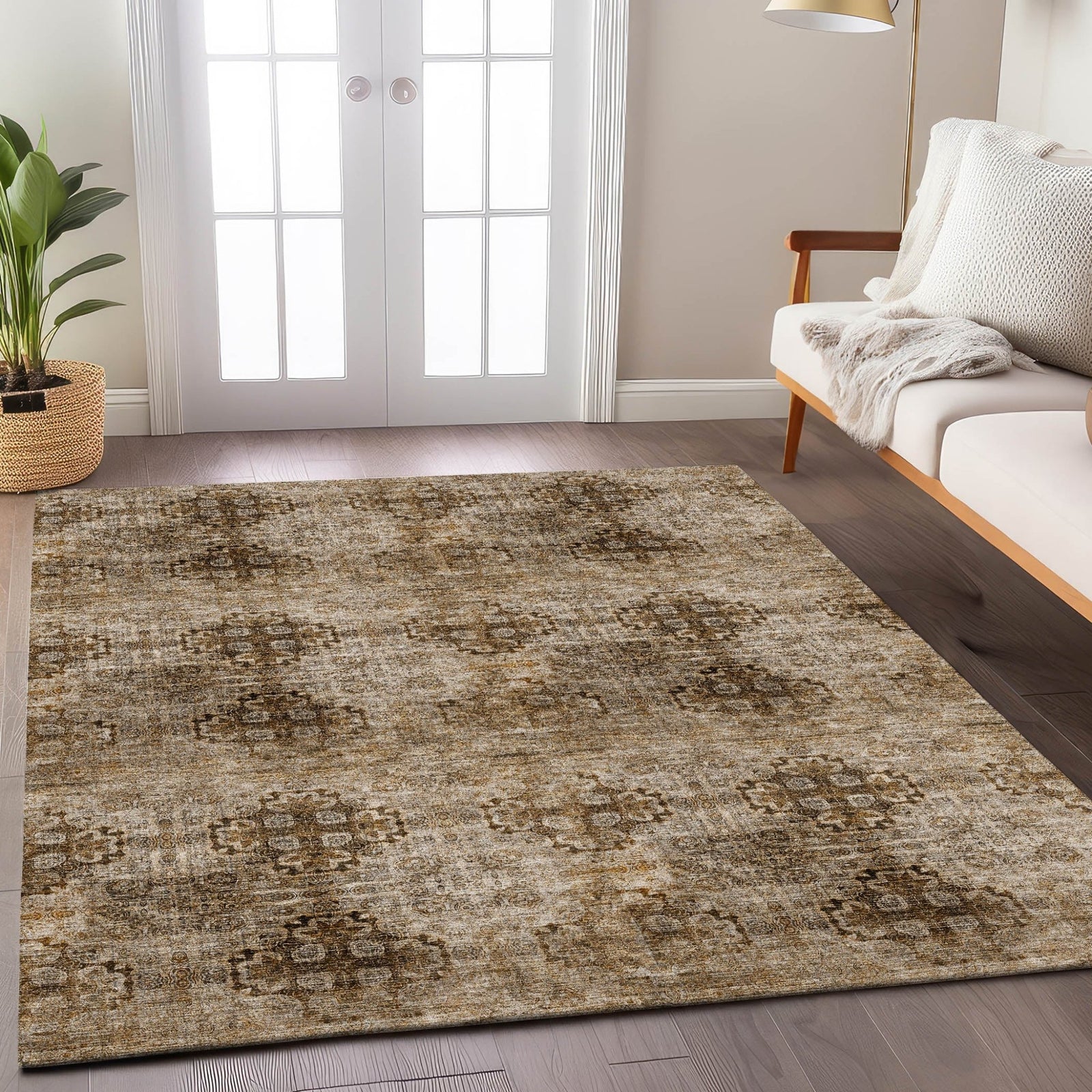 Trevi TV16 Taupe Rug - Baconco