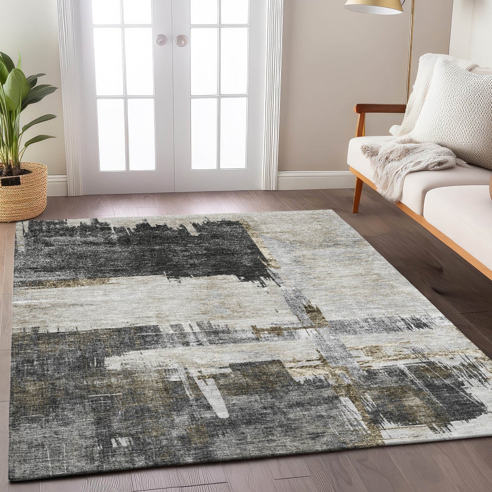 Trevi TV18 Grey Rug - Baconco