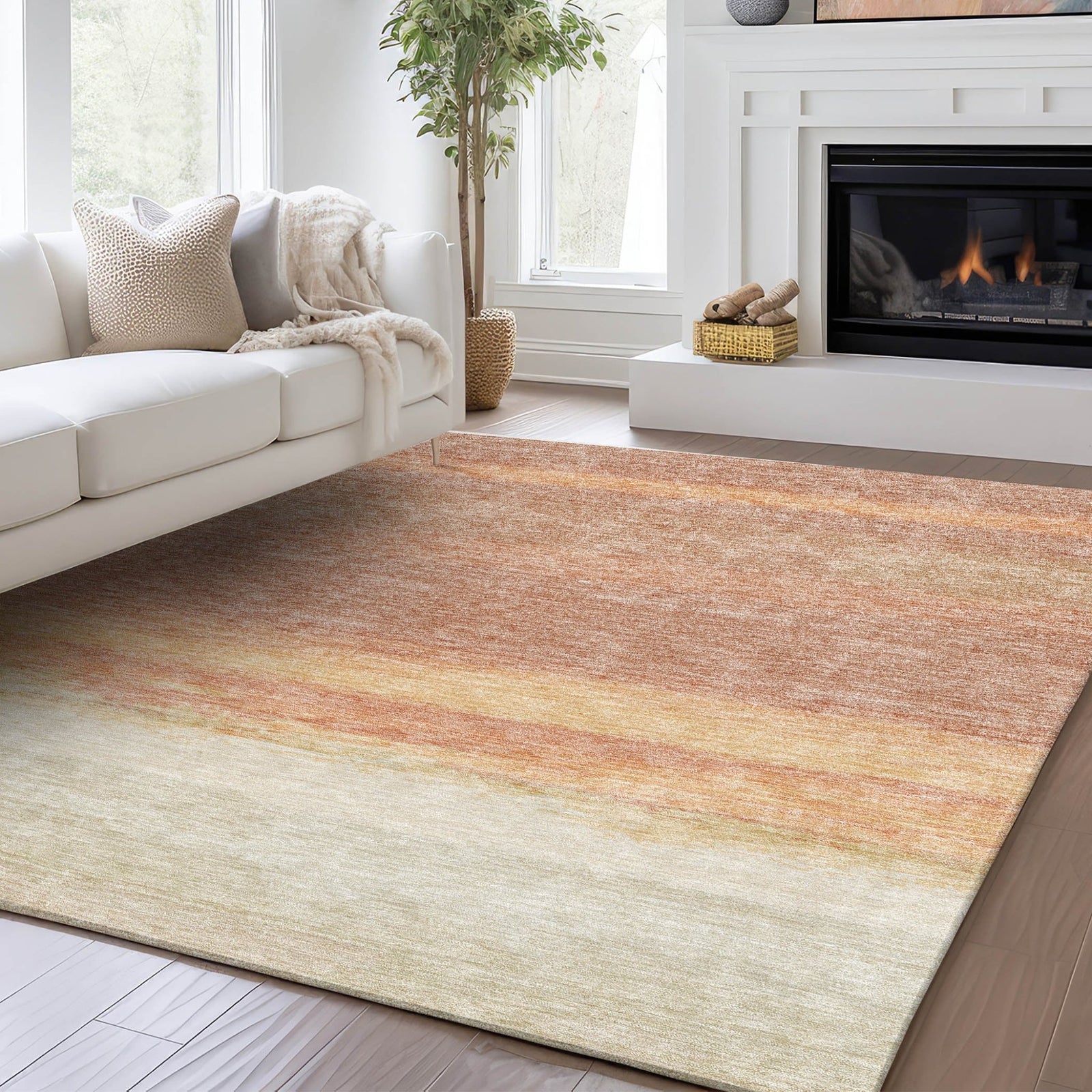 Trevi TV2 Salmon Rug - Baconco