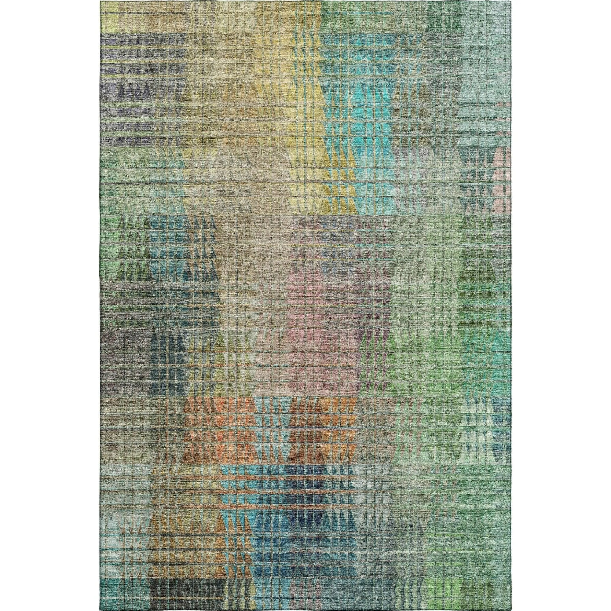 Trevi TV6 Green Rug - Baconco