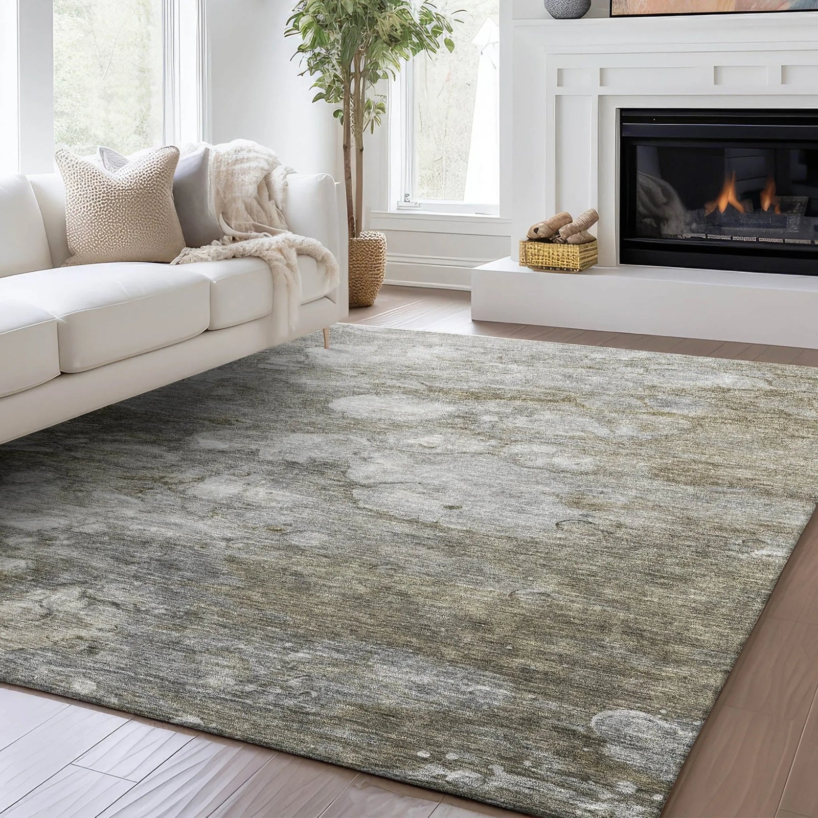 Trevi TV7 Taupe Rug - Baconco