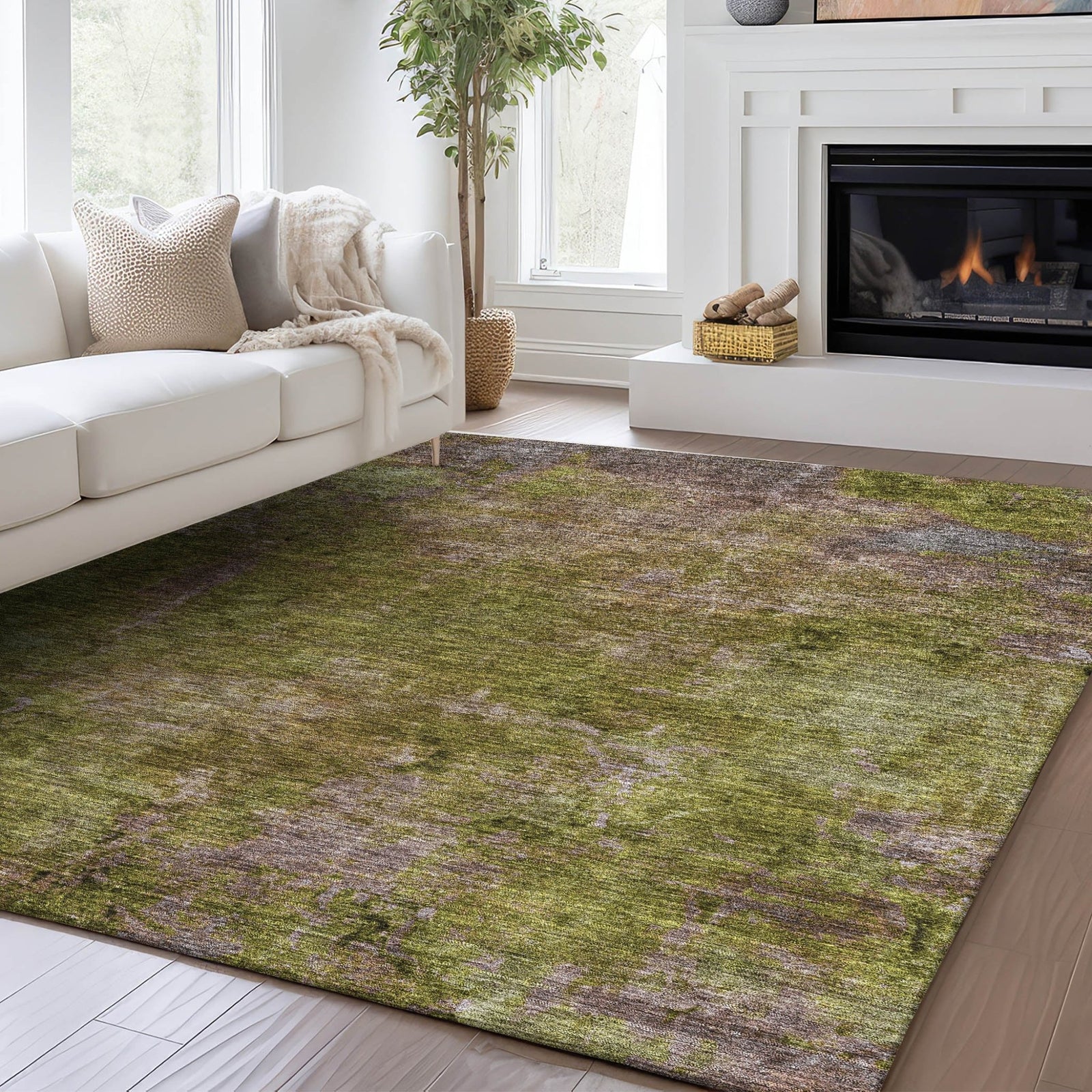 Trevi TV9 Green Rug - Baconco