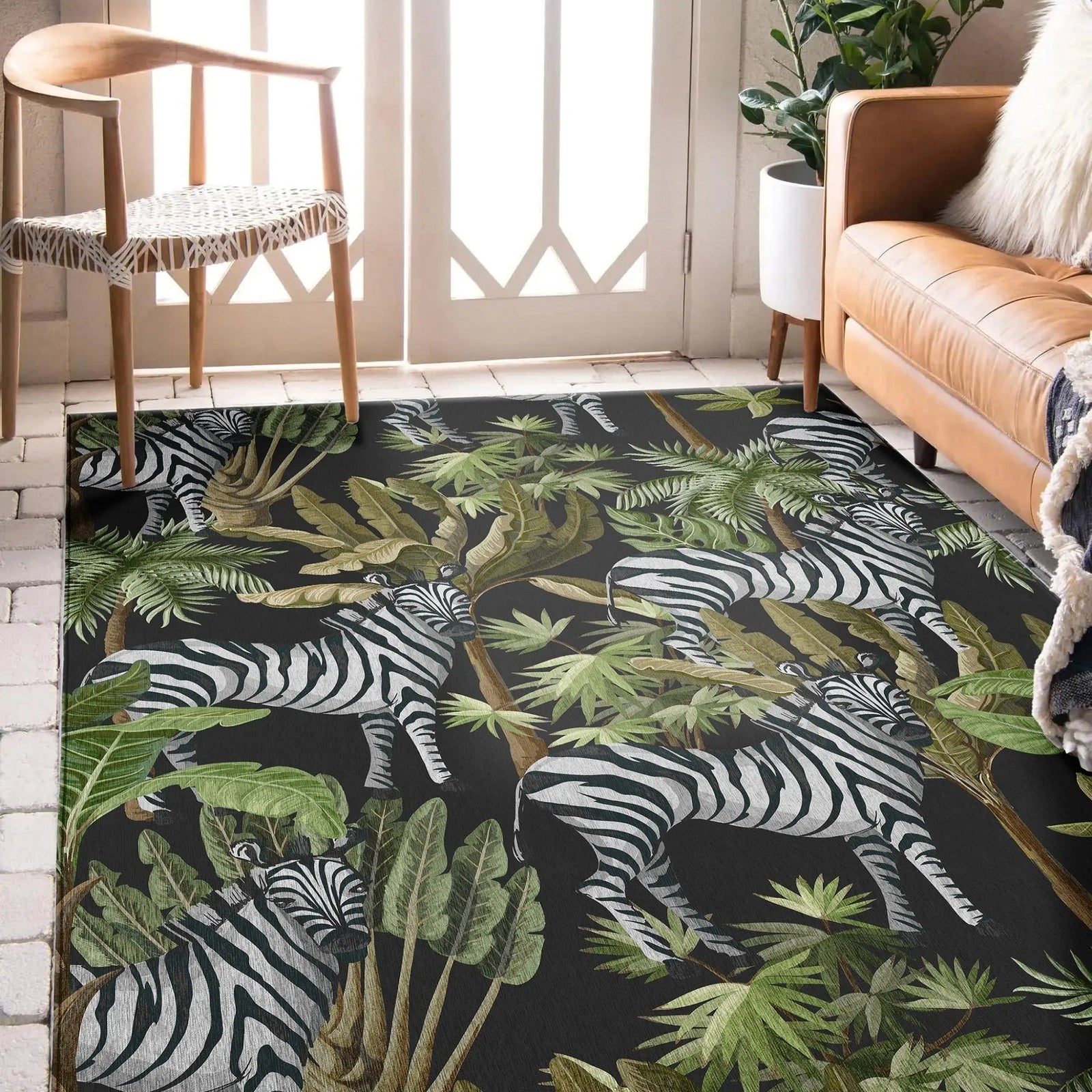 Tropics TC13 Black Rug - Baconco