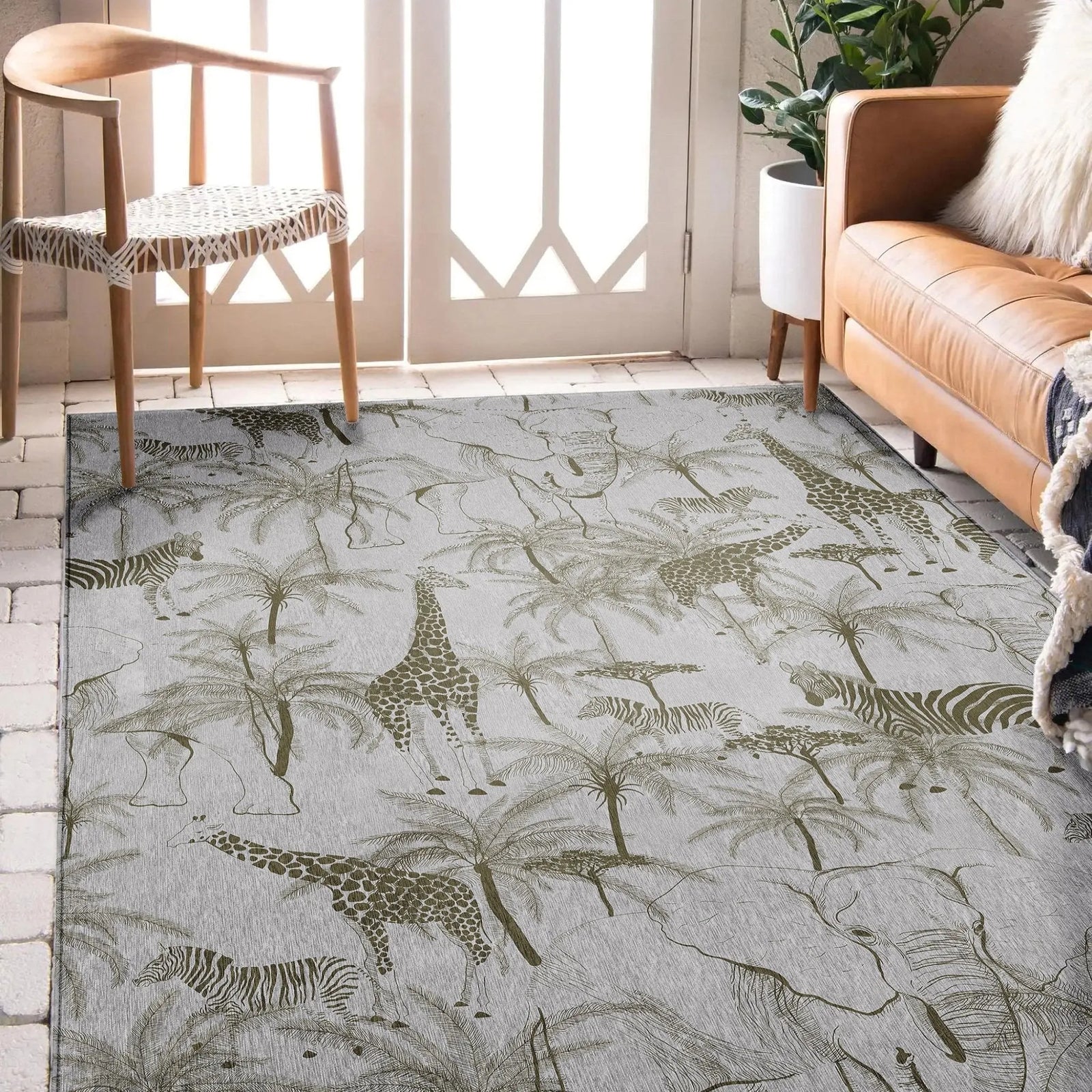 Tropics TC7 Grey Rug - Baconco