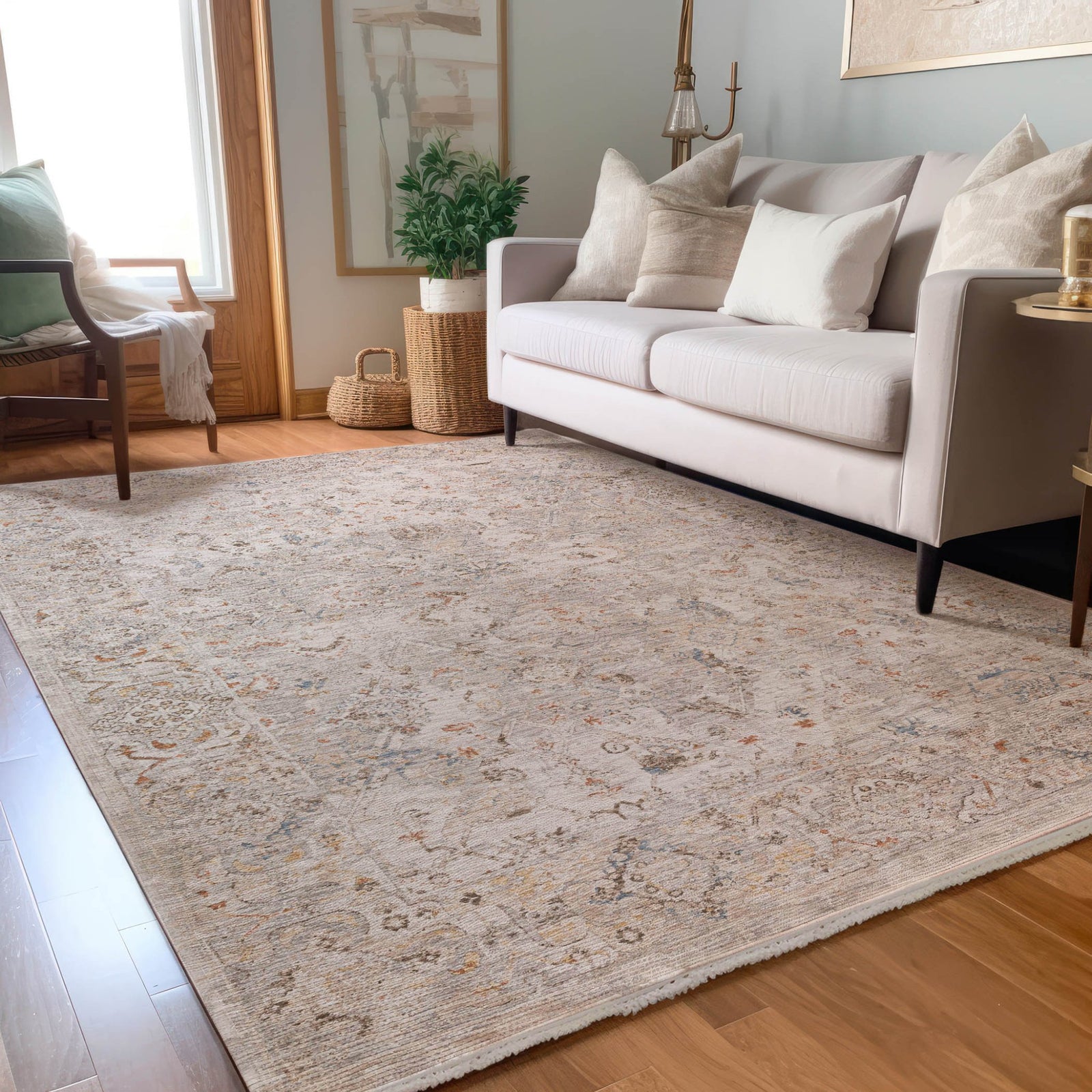 Vienna VI3 Linen Rug - Baconco