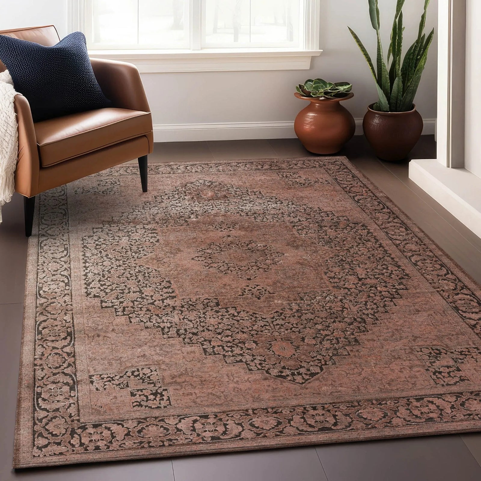 Vizcia VZ3 Brown Rug - Baconco