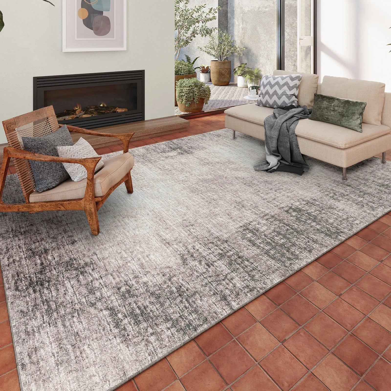 Winslow WL1 Taupe Rug - Baconco