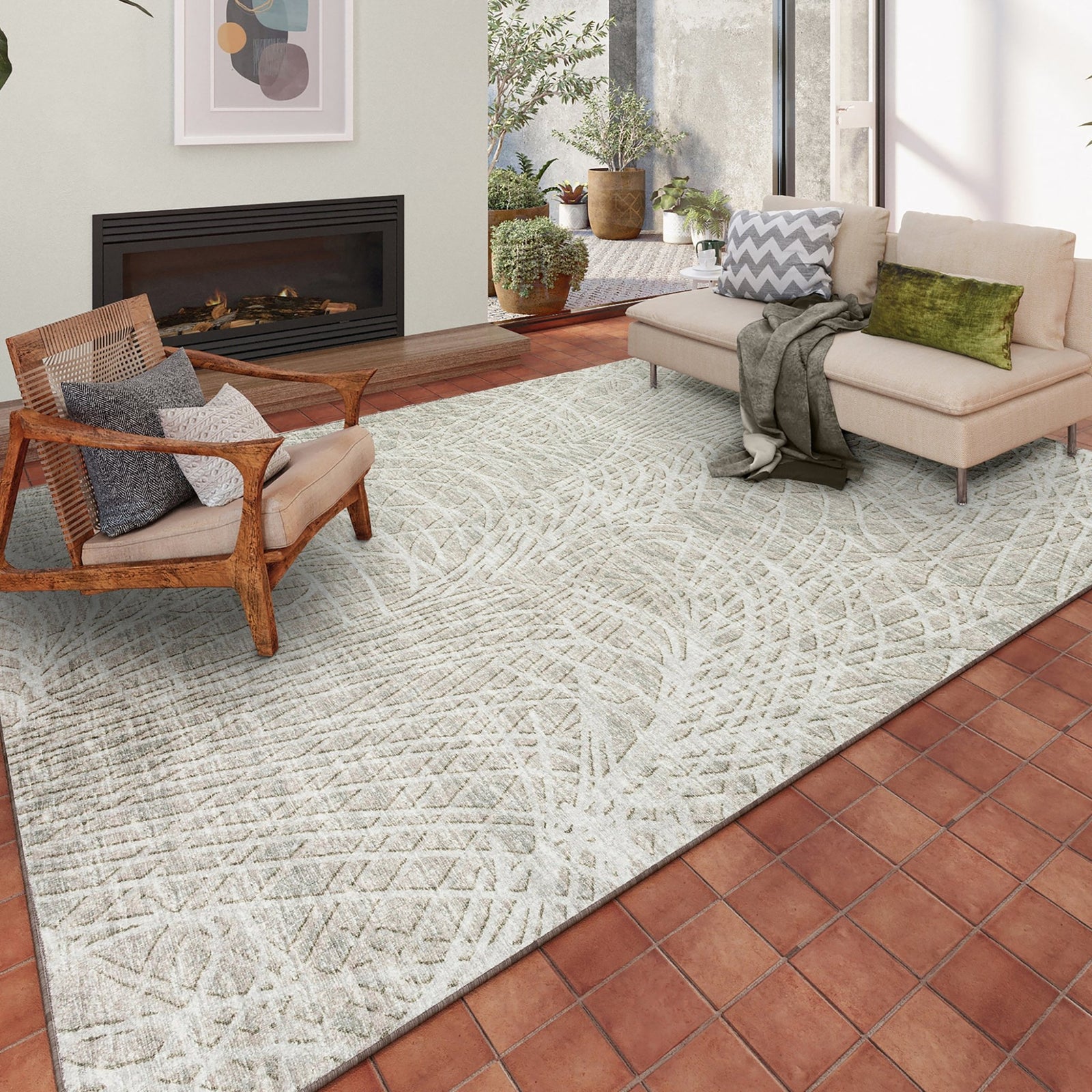 Winslow WL2 Taupe Rug - Baconco