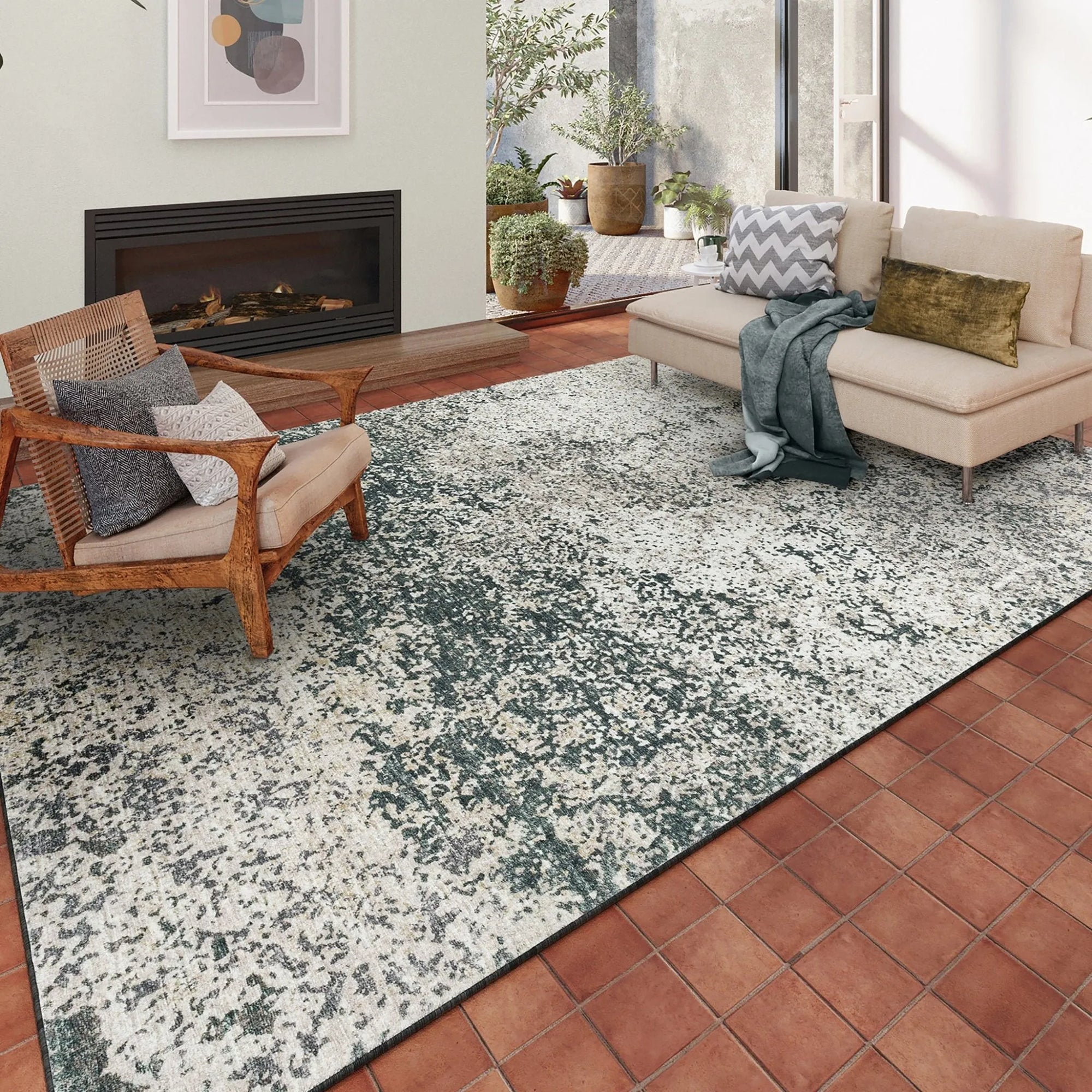 Winslow WL3 Graphite Rug - Baconco