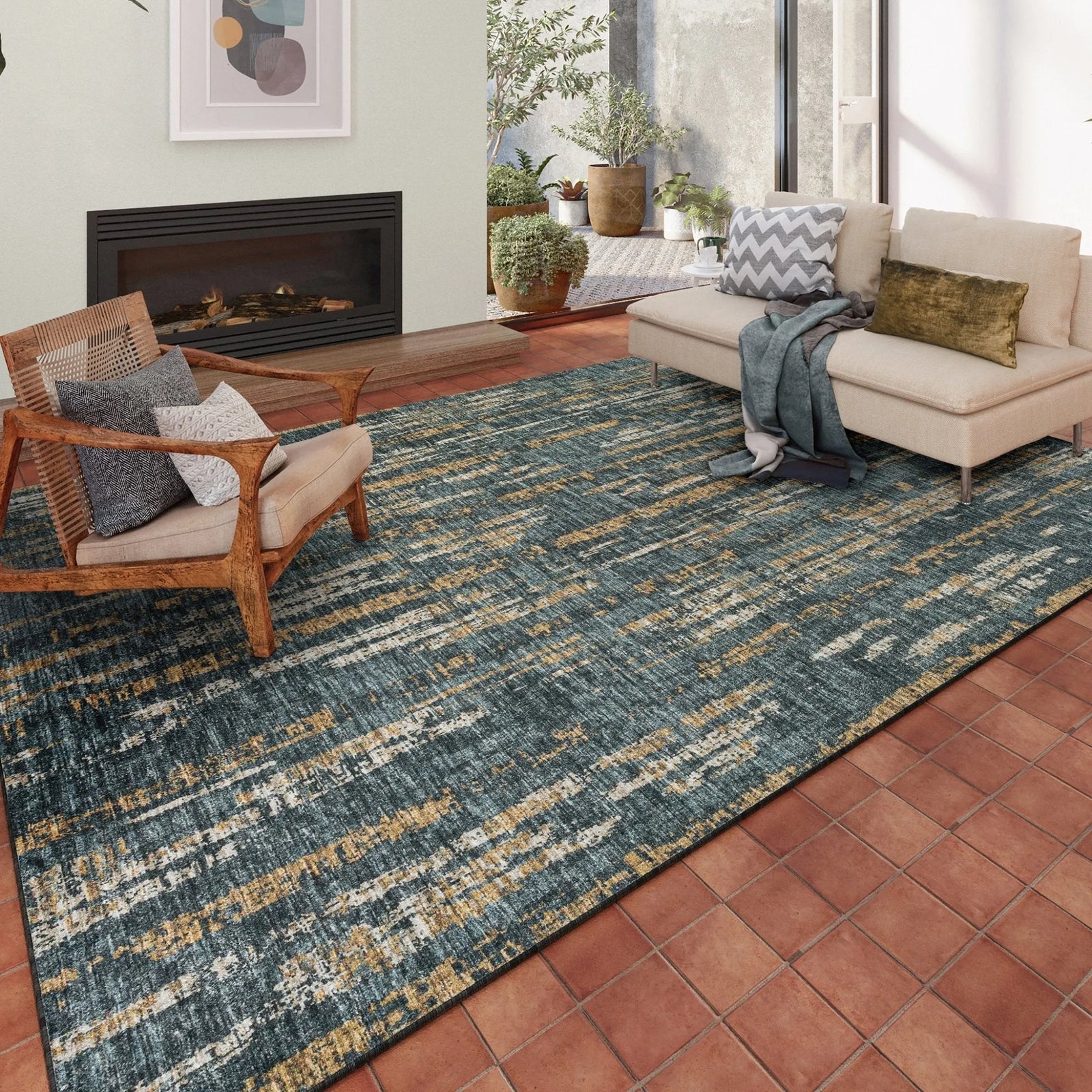 Winslow WL6 Charcoal Rug - Baconco