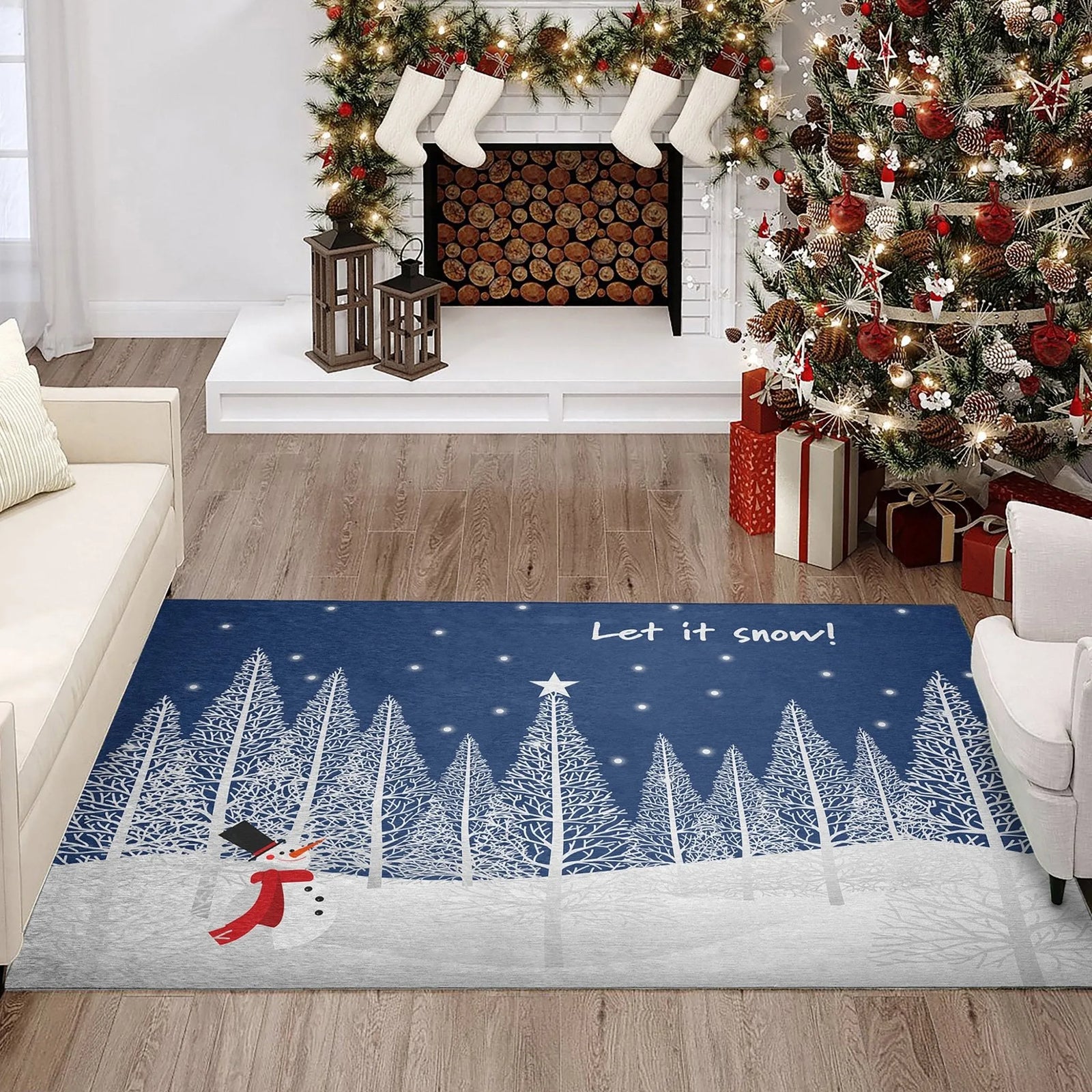 Wonderland WN12 Navy Rug - Baconco