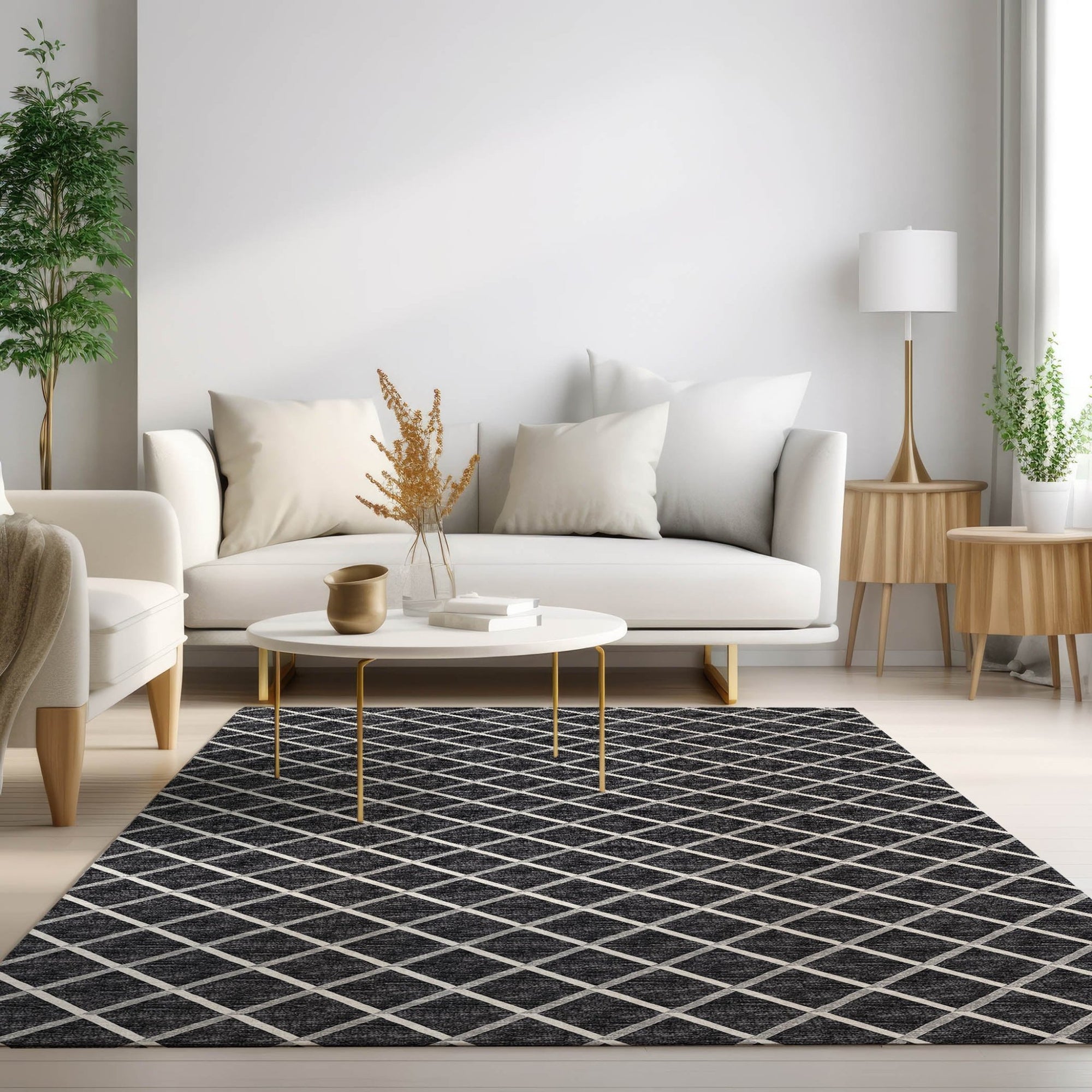 York YO1 Black Rug - Baconco