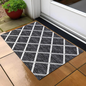 York YO1 Black Rug - Baconco